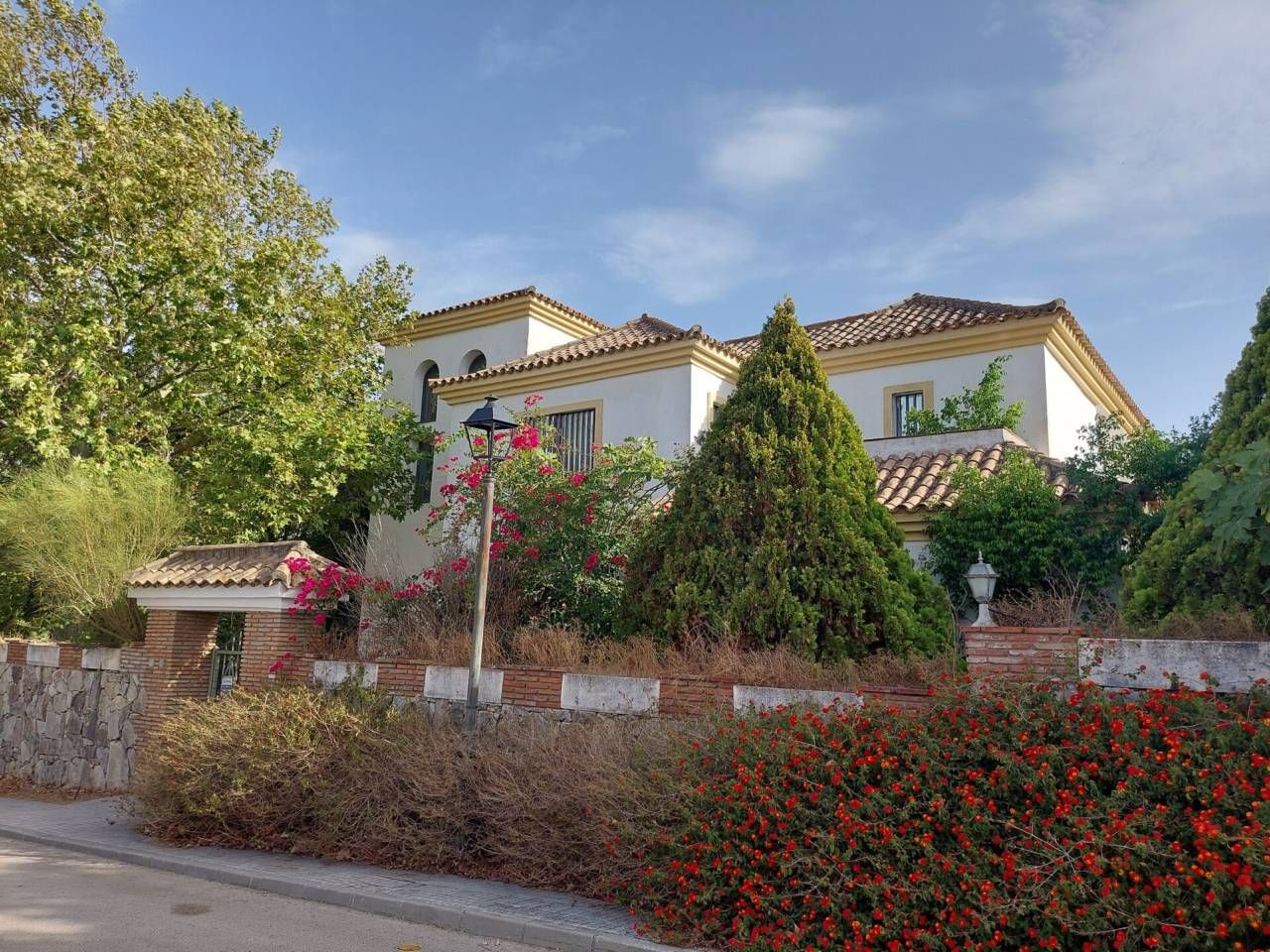 Vista exterior de Casa o xalet en venda en Benalup-Casas Viejas amb Jardí privat, Parquet i Terrassa