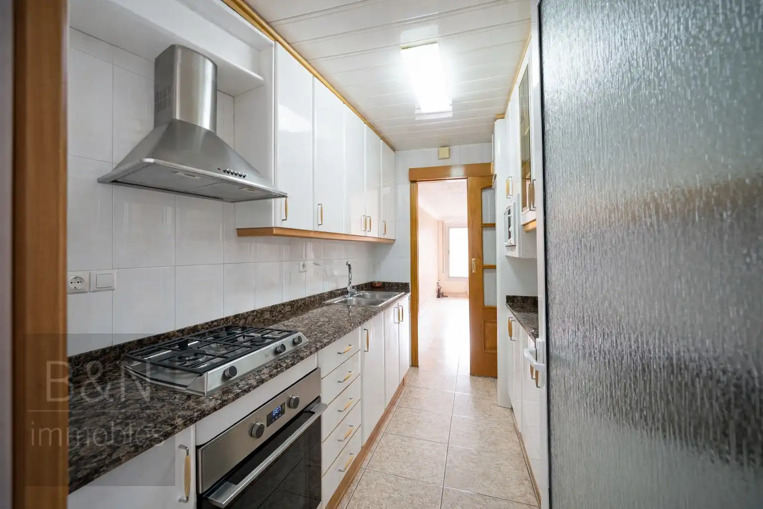 Kitchen of Flat for sale in Terrassa  with Heating