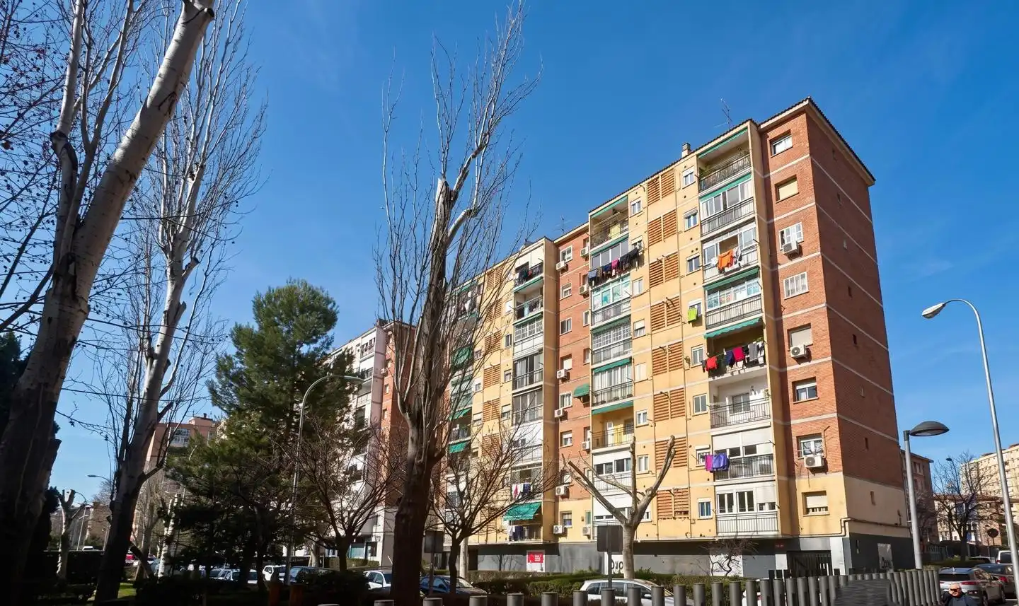 Vista exterior de Piso en venta en Madrid