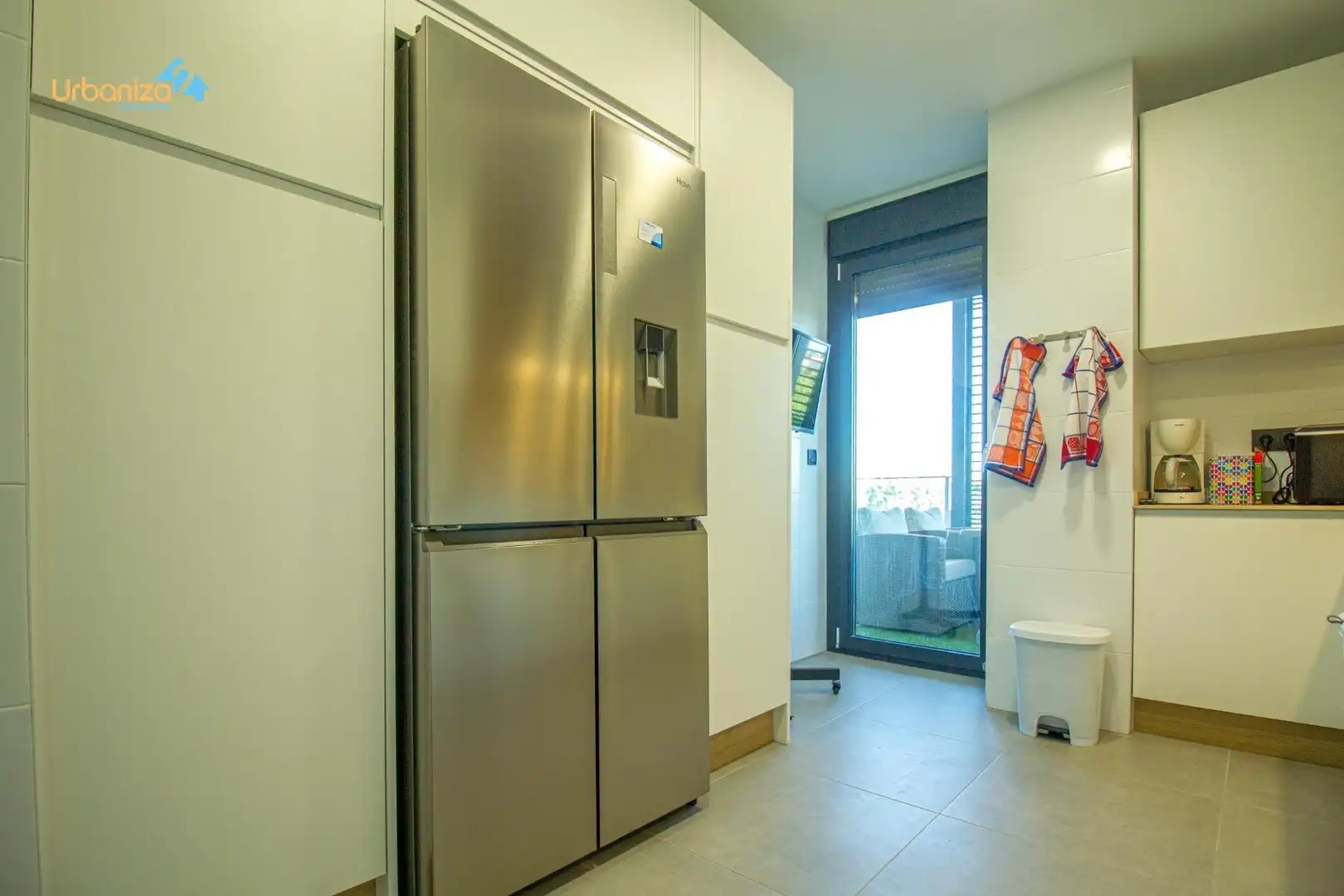 Küche von Wohnung zum Verkauf in Badajoz mit Klimaanlage, Heizung und Privatgarten