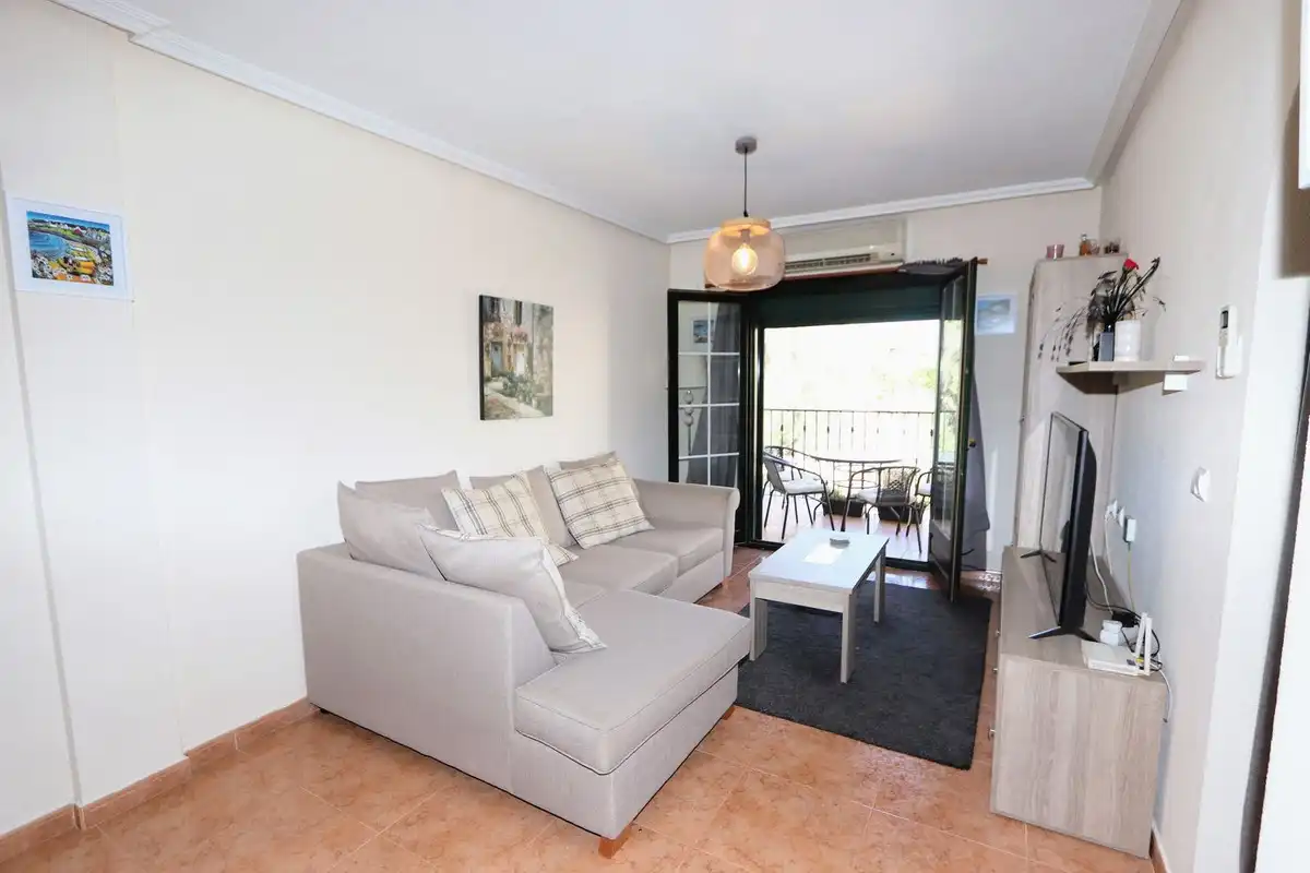 Sala de estar de Apartamento en venta en Los Alcázares con Aire acondicionado y Terraza