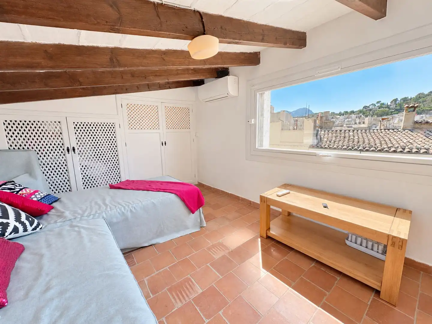 Dormitori de Casa adosada en venda en Pollença amb Aire condicionat, Calefacció i Terrassa