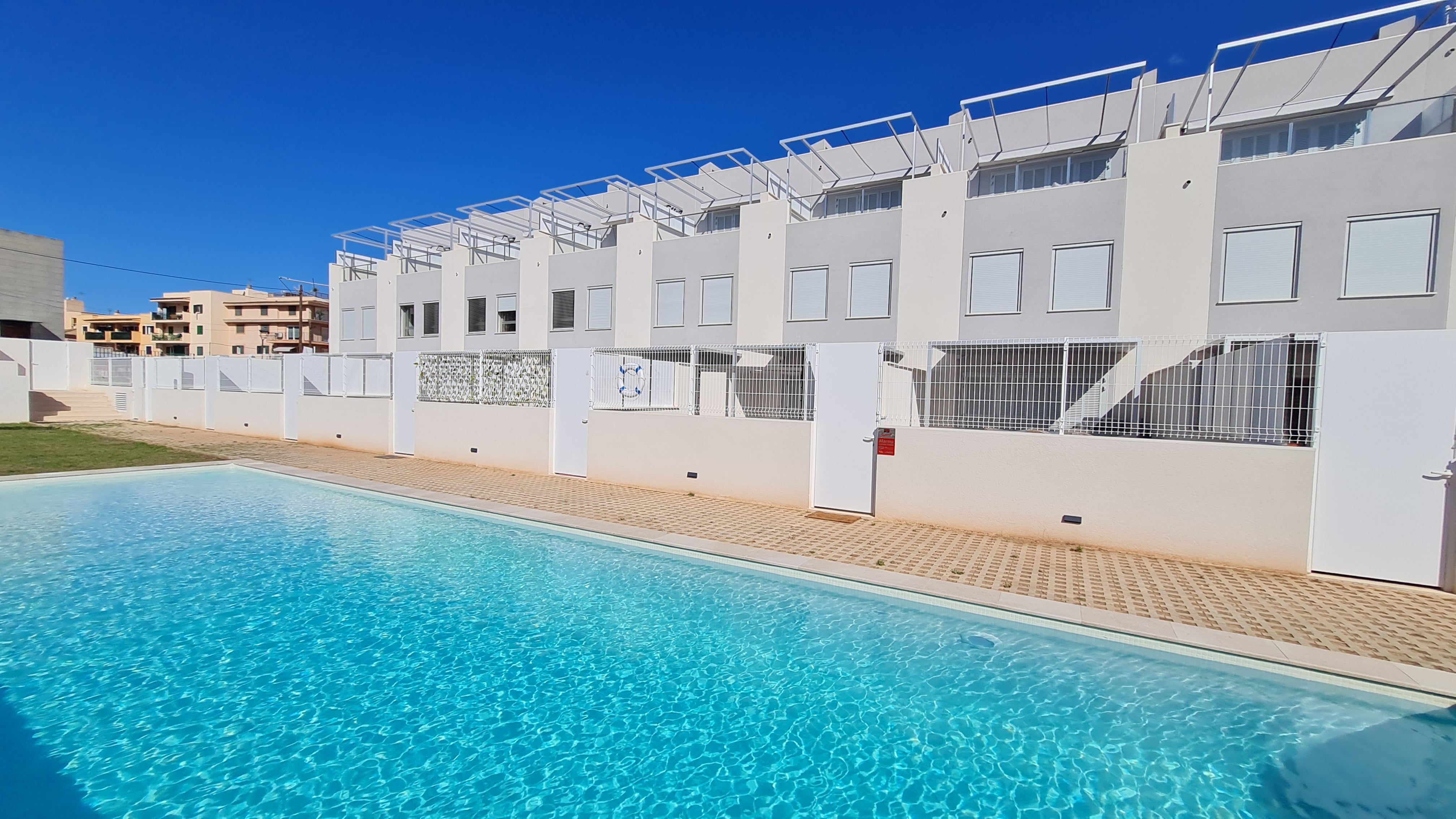 Swimming pool of Single-family semi-detached to rent in Andratx  with Air Conditioner and Community pool