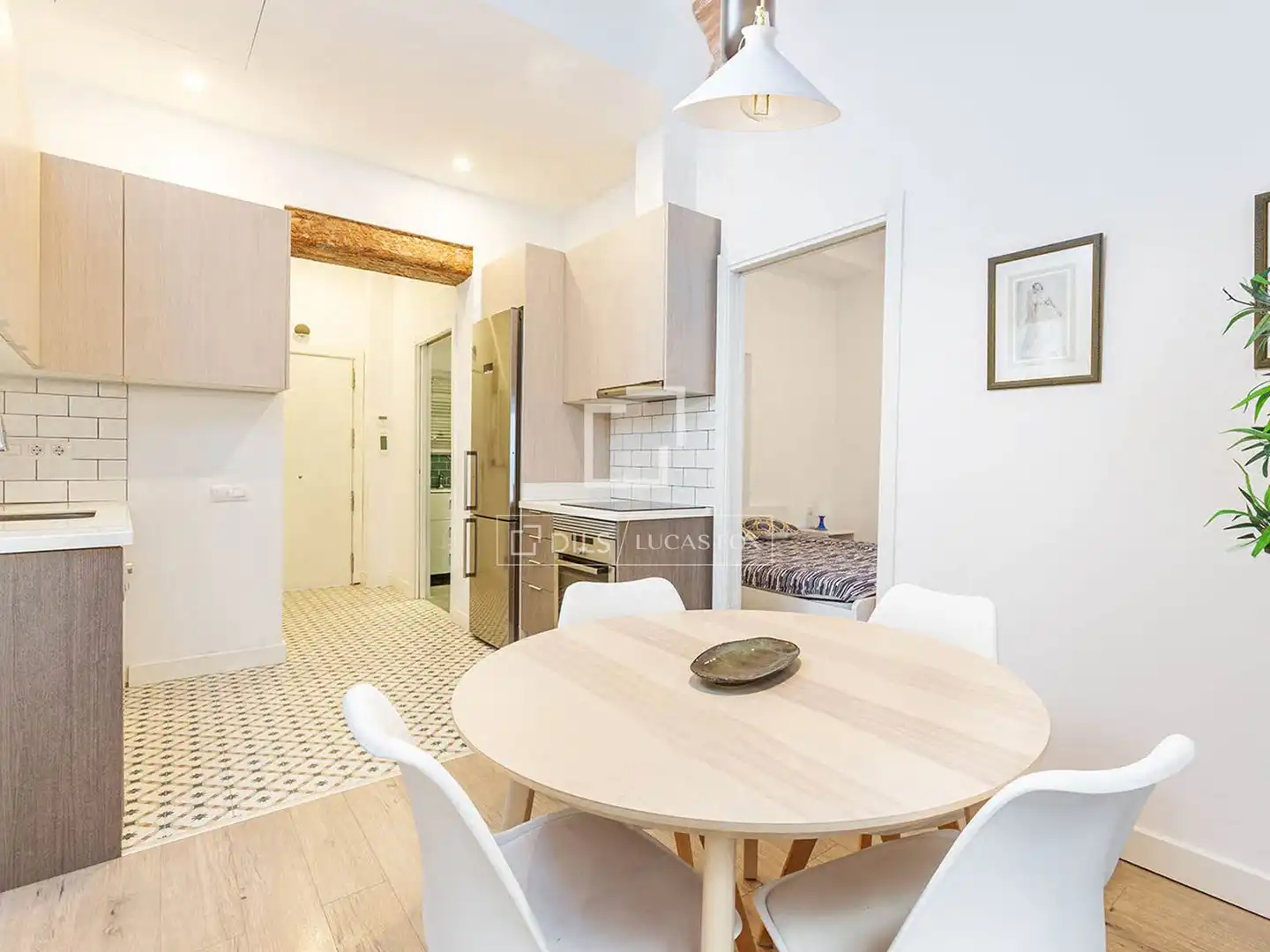 Küche von Wohnung zum Verkauf in Barcelona mit Klimaanlage, Heizung und Möbliert