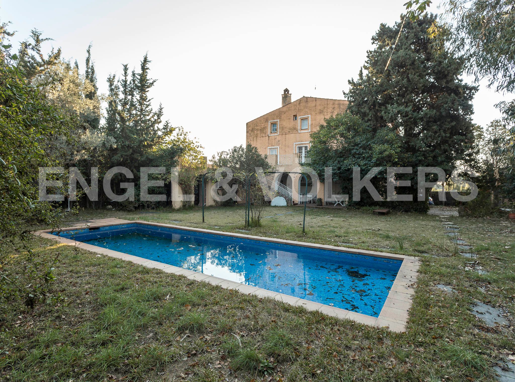 Piscina de Casa o xalet en venda en Sant Andreu de Llavaneres amb Calefacció, Jardí privat i Terrassa
