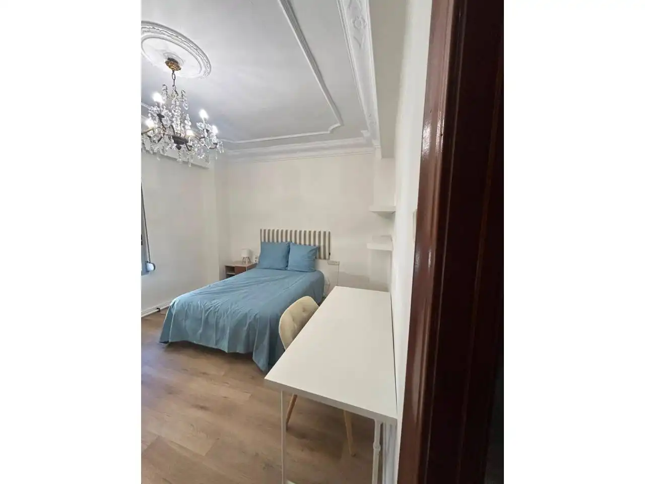 Bedroom of Flat for rent in Valencia  with Air Conditioner, Parquet flooring and Storage room
