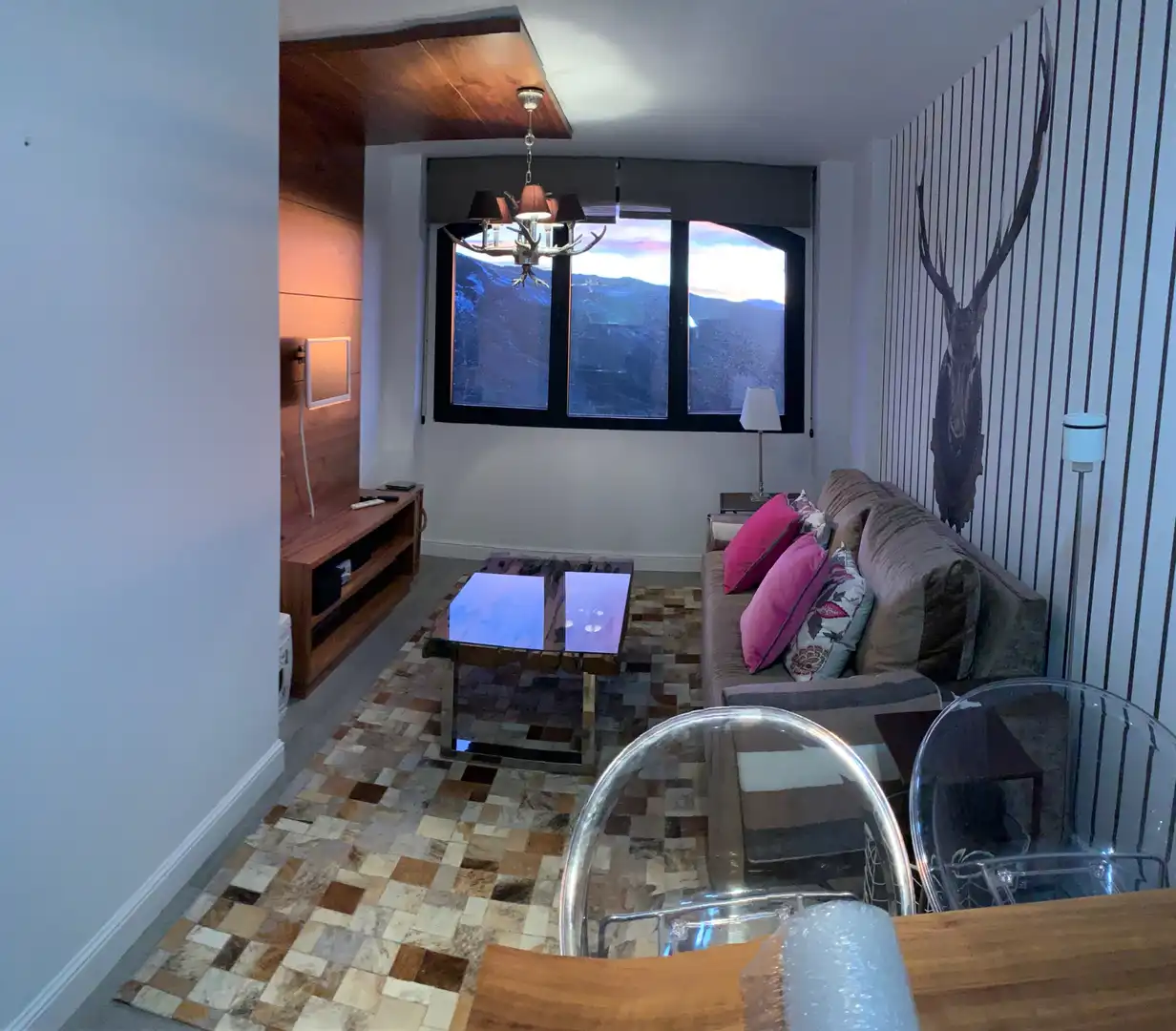 Sala de estar de Piso en venta en Sierra Nevada con Calefacción, Amueblado y Microondas