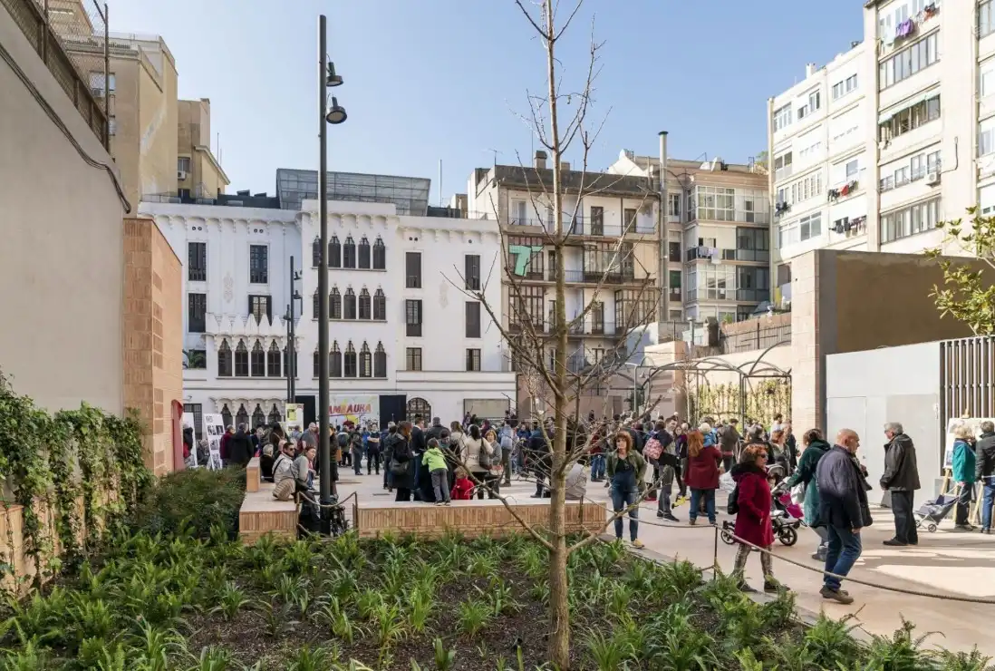 Vista exterior de Estudio en venta en Barcelona con Amueblado
