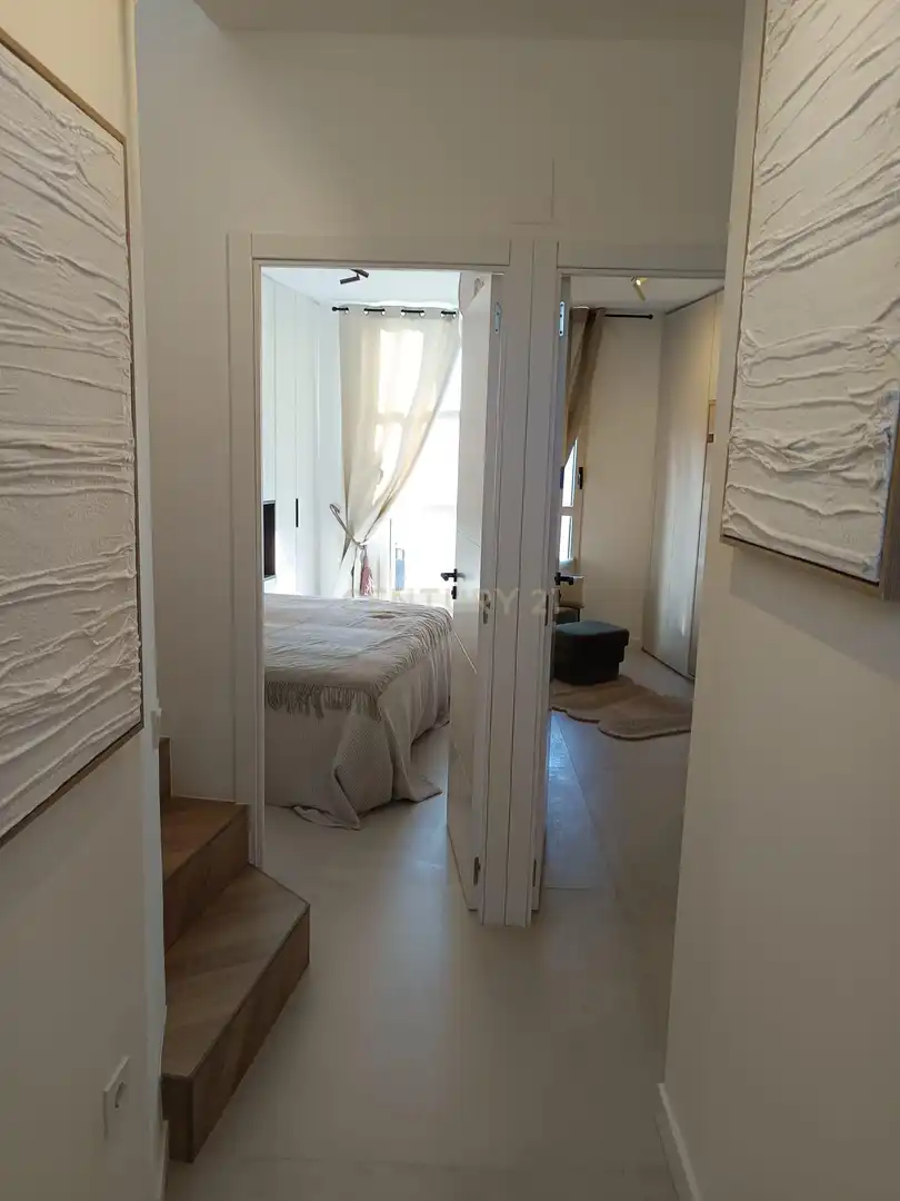 Schlafzimmer von Maisonette zum Verkauf in Calpe / Calp mit Klimaanlage, Waschmaschine und Balkon