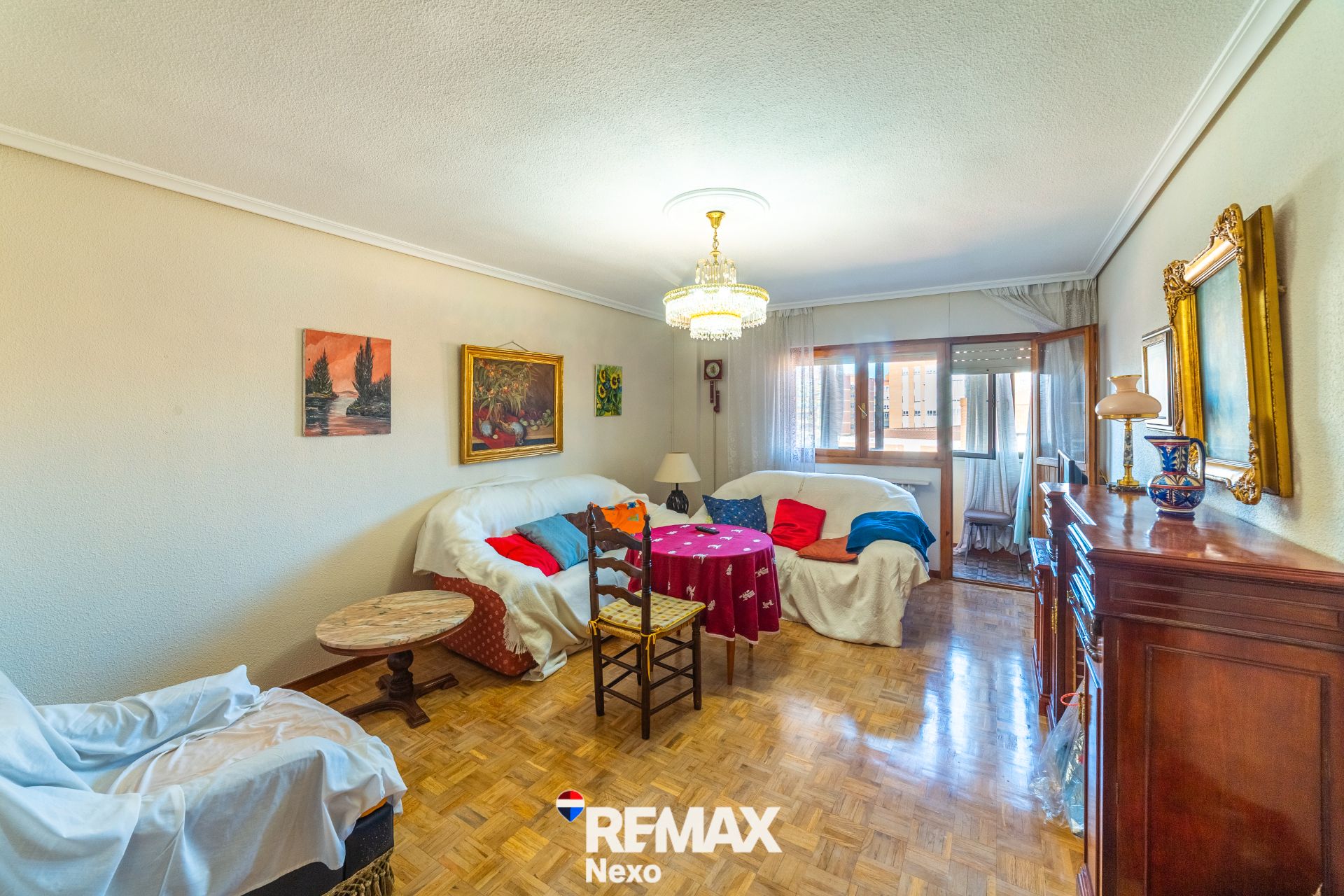 Bedroom of Flat for sale in Medina del Campo  with Heating, Parquet flooring and Furnished