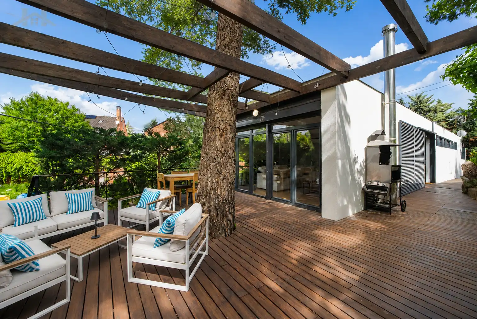 Terrassa de Casa o xalet en venda en Torrelodones amb Aire condicionat, Calefacció i Jardí privat