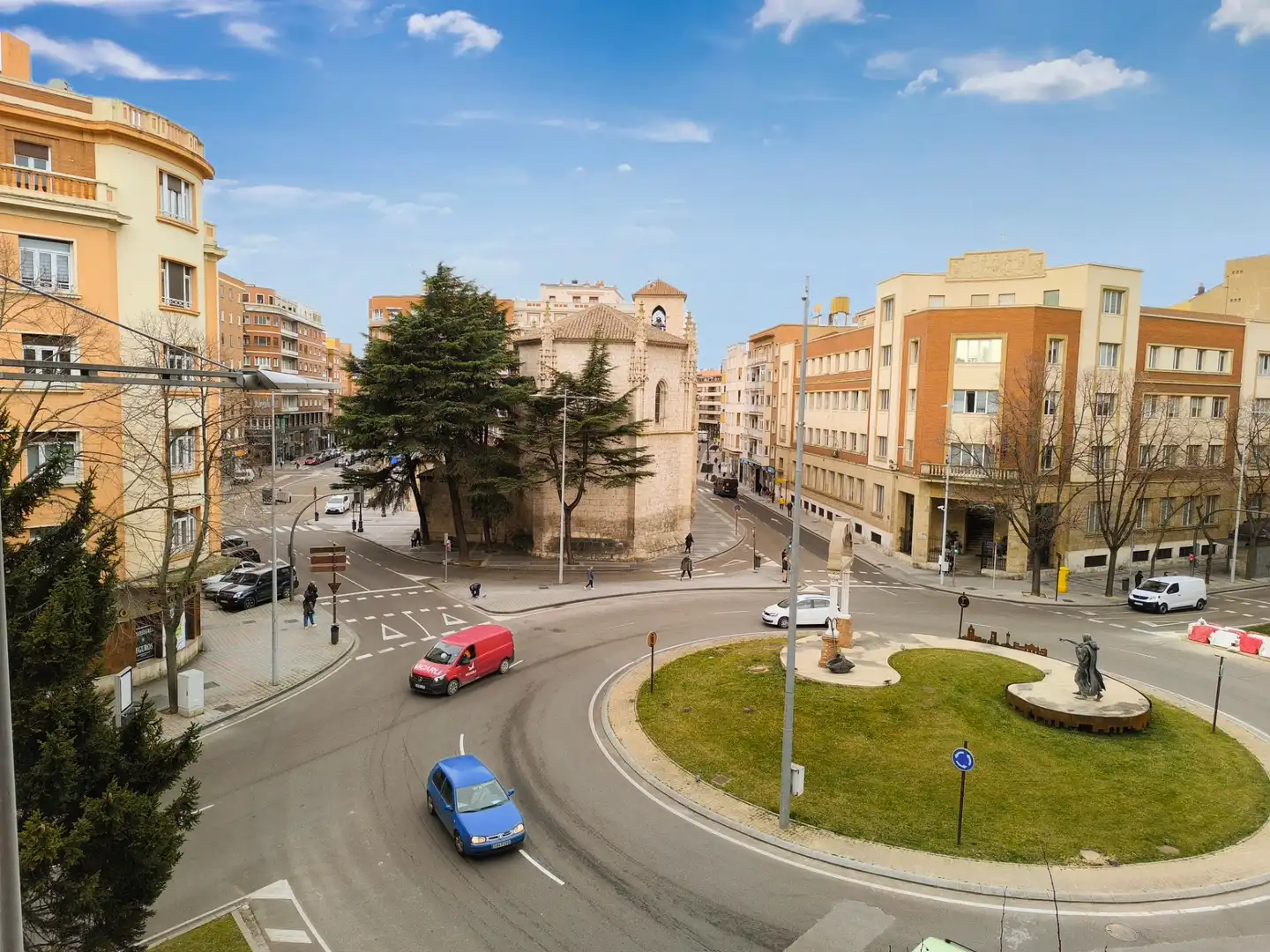 Vista exterior de Piso en venta en Palencia con Calefacción, Parquet y Terraza