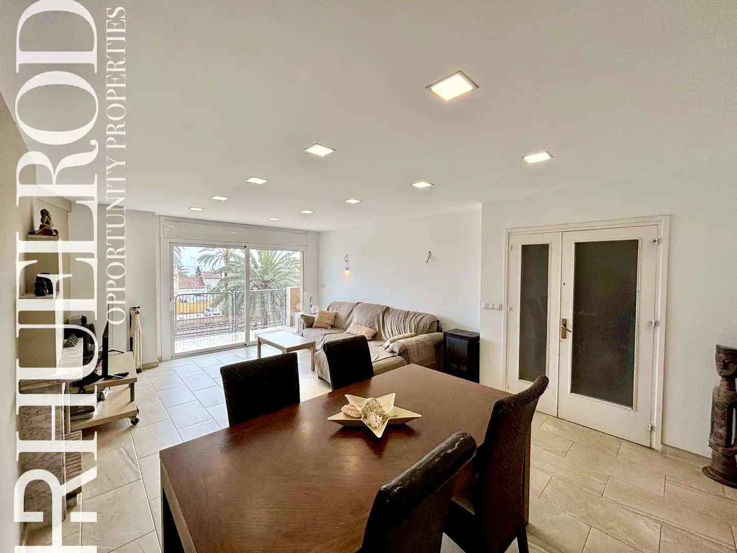 Sala de estar de Piso en venta en Mataró con Aire acondicionado, Calefacción y Parquet