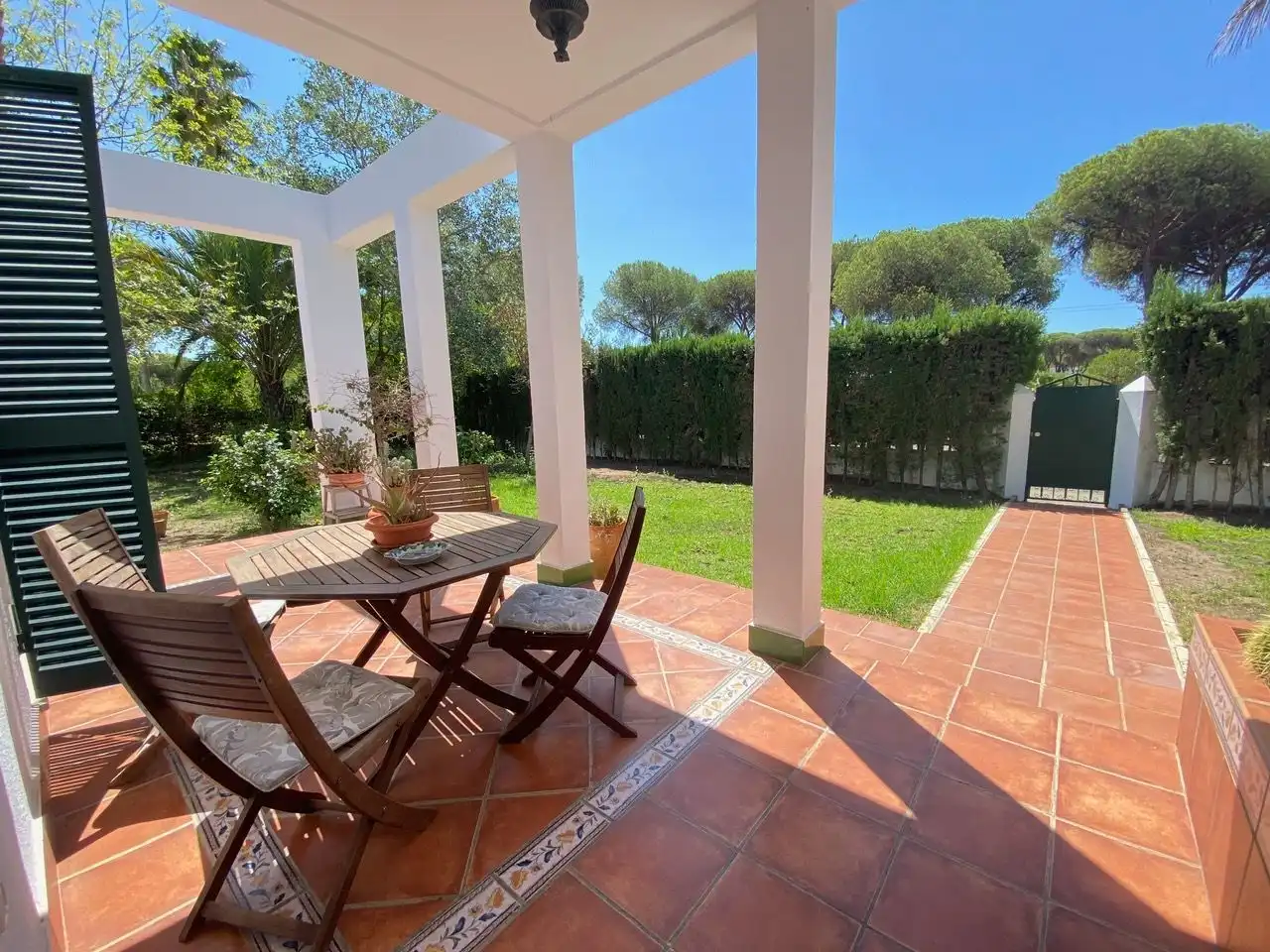 Jardín de Casa o chalet en venta en Aljaraque con Aire acondicionado, Jardín privado y Trastero