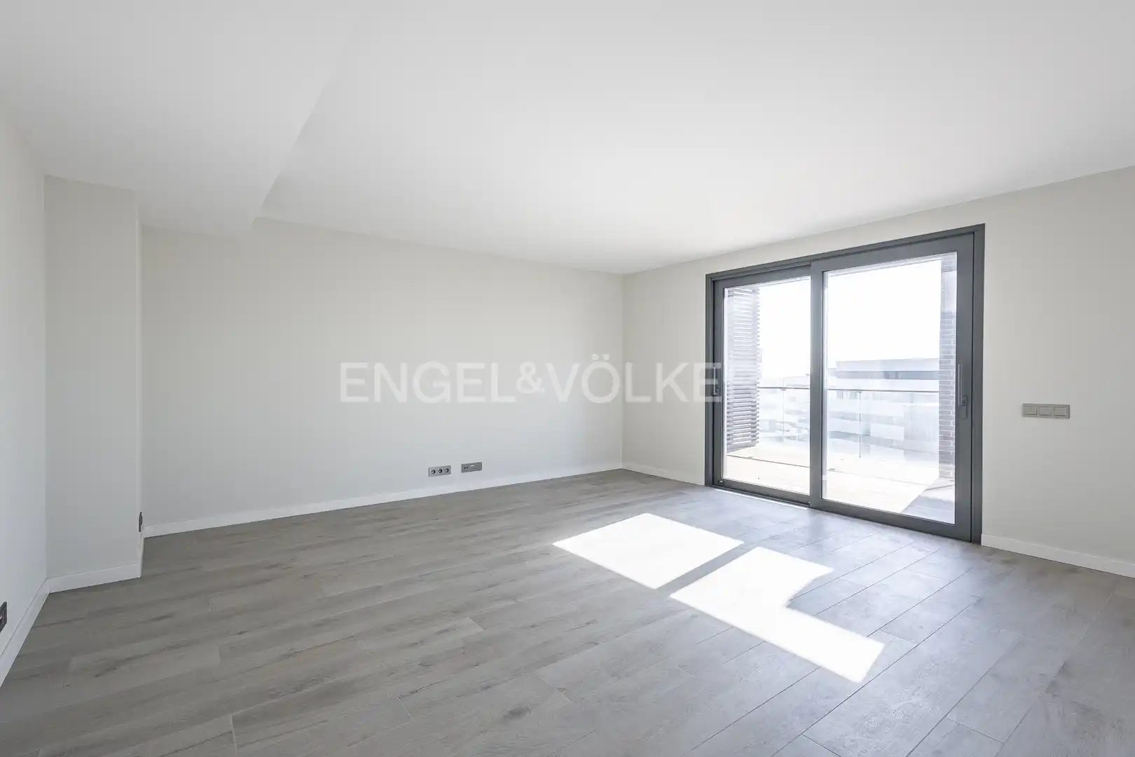 Sala d'estar de Àtic en venda en Esplugues de Llobregat amb Aire condicionat, Calefacció i Terrassa