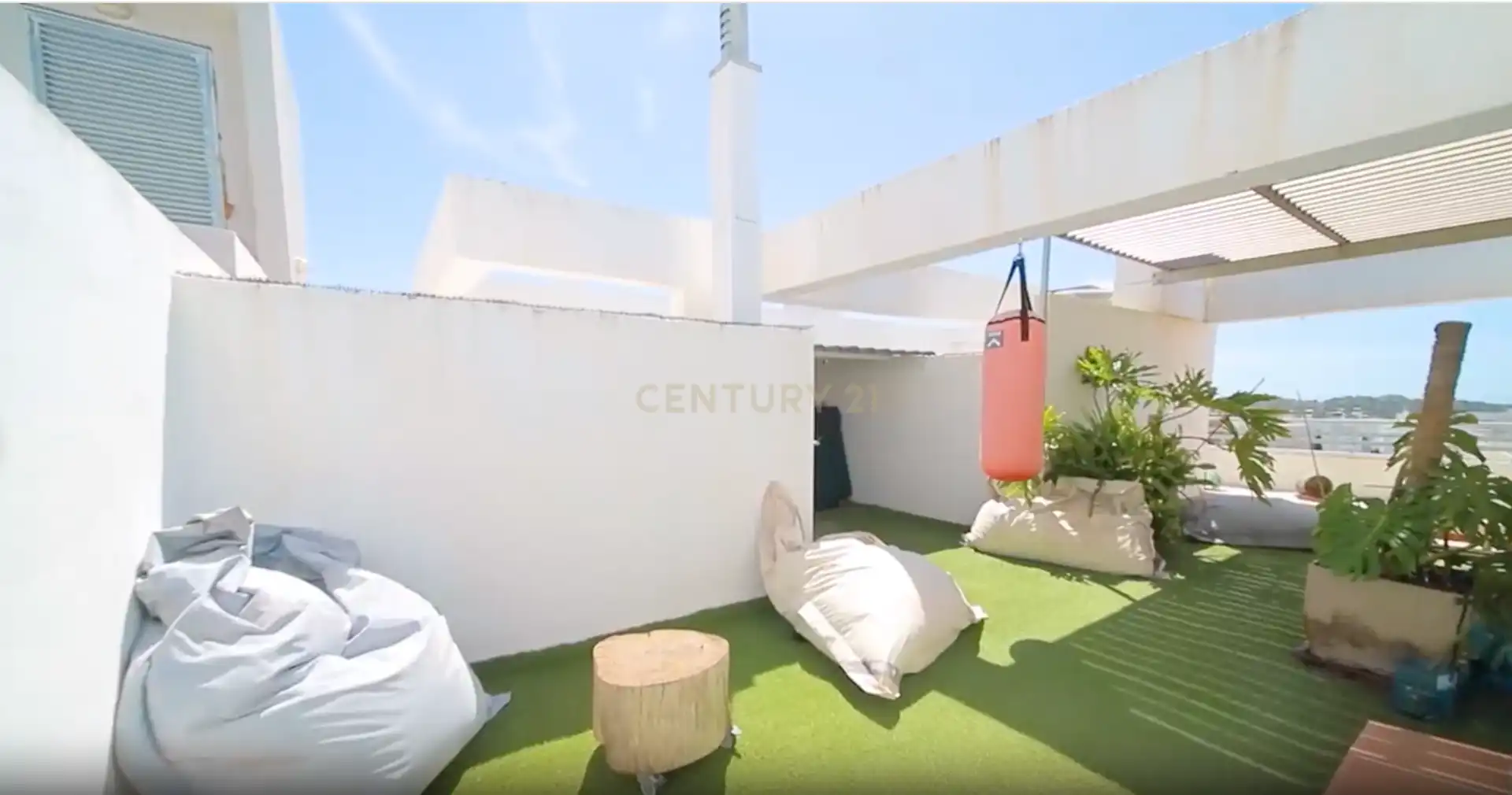 Terrasse von Maisonette zum Verkauf in Mijas mit Klimaanlage, Privatgarten und Abstellraum