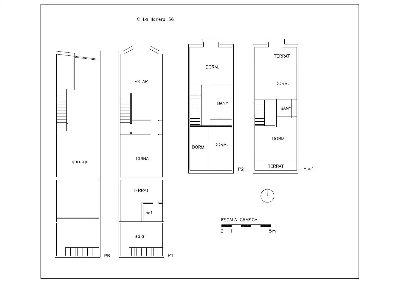 Detached homes for sale in Sabadell  with Air Conditioner and Heating