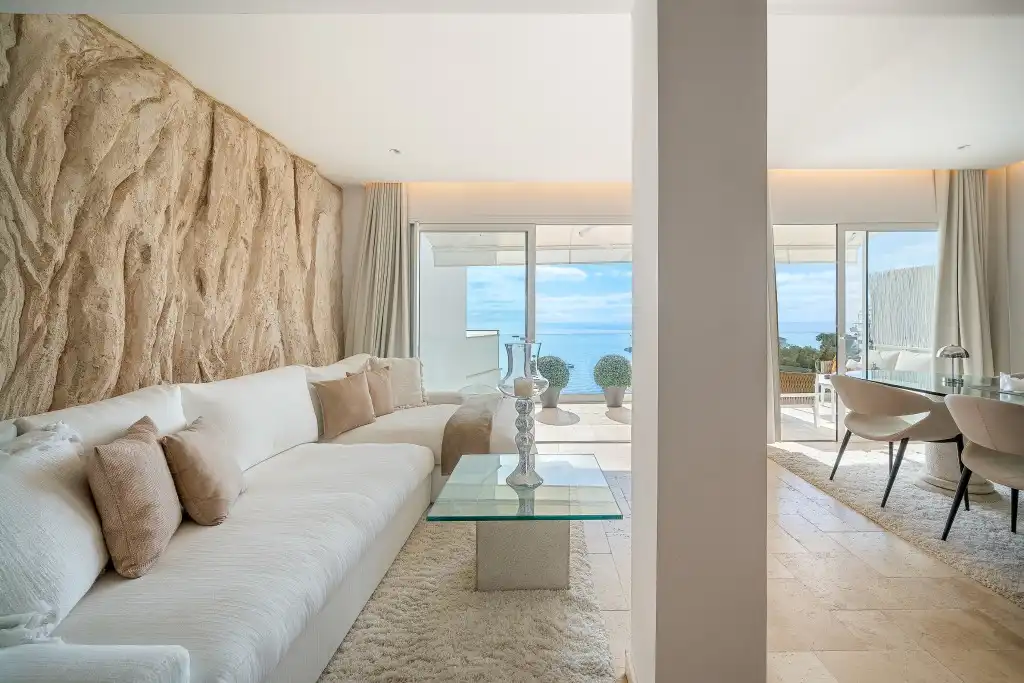 Sala de estar de Apartamento en venta en Calvià con Aire acondicionado, Calefacción y Terraza
