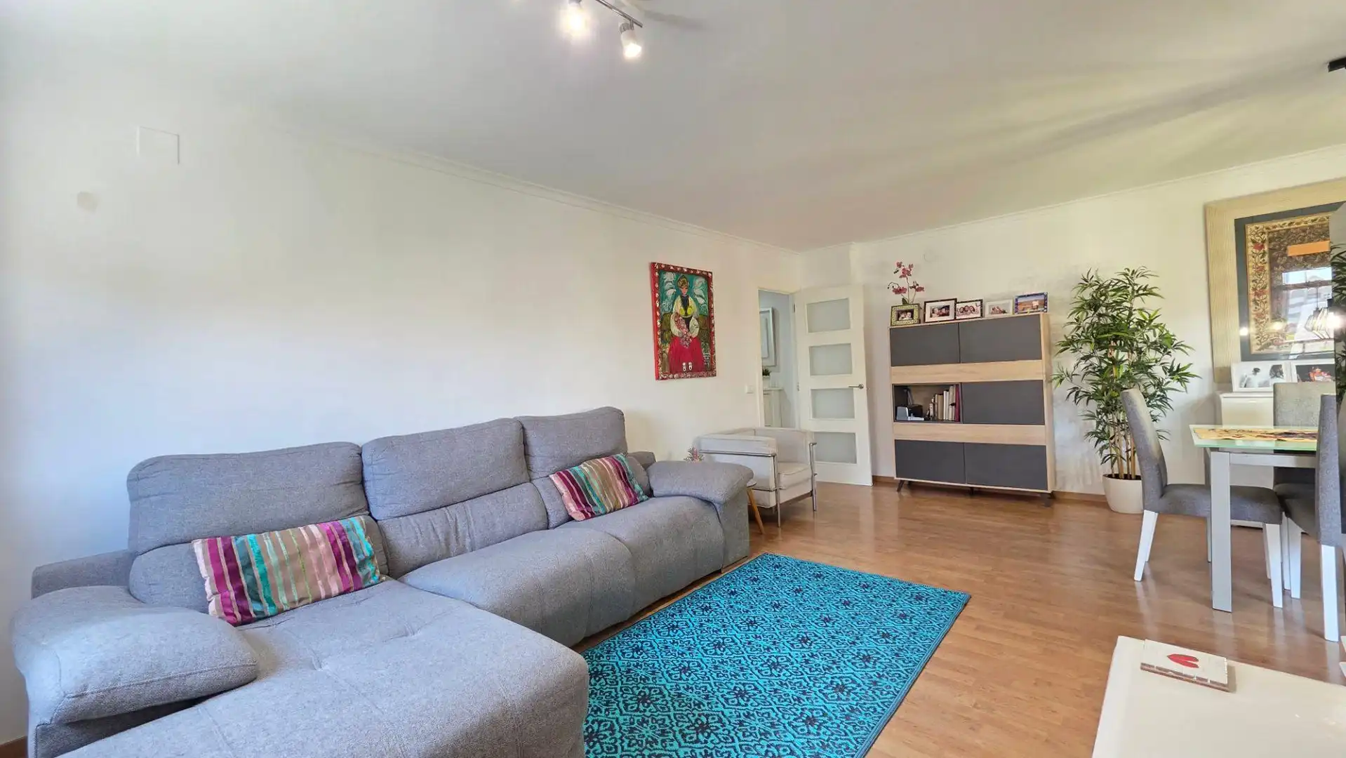 Sala d'estar de Pis en venda en Gandia amb Aire condicionat i Balcó