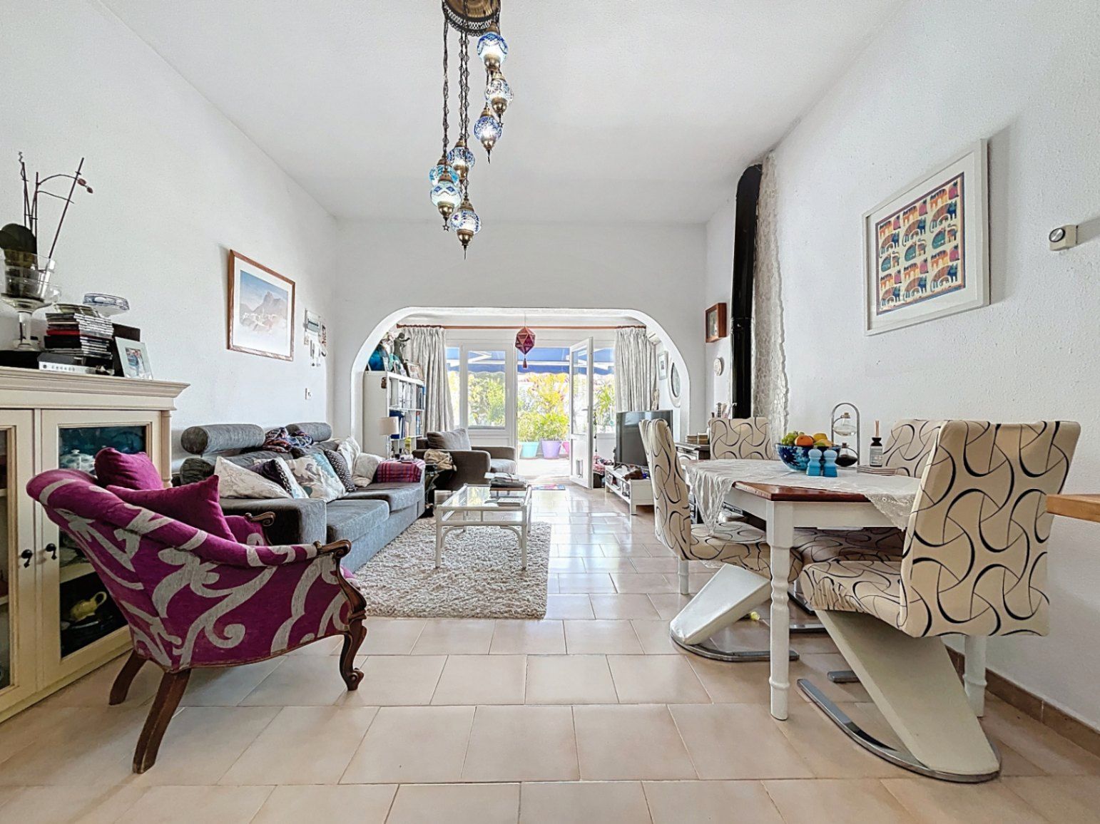 Living room of House or chalet for sale in L'Alfàs del Pi  with Air Conditioner, Heating and Private garden
