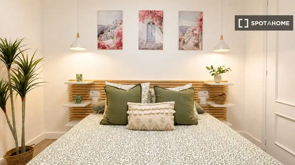 Habitación de Piso de alquiler en Cullera con Aire acondicionado, Calefacción y Amueblado
