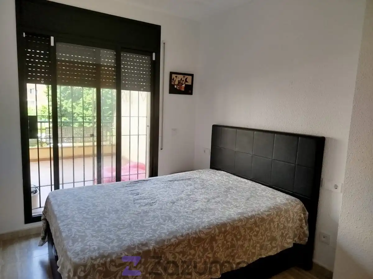 Schlafzimmer von Wohnungen zur Miete in Lloret de Mar mit Klimaanlage, Terrasse und Schwimmbad