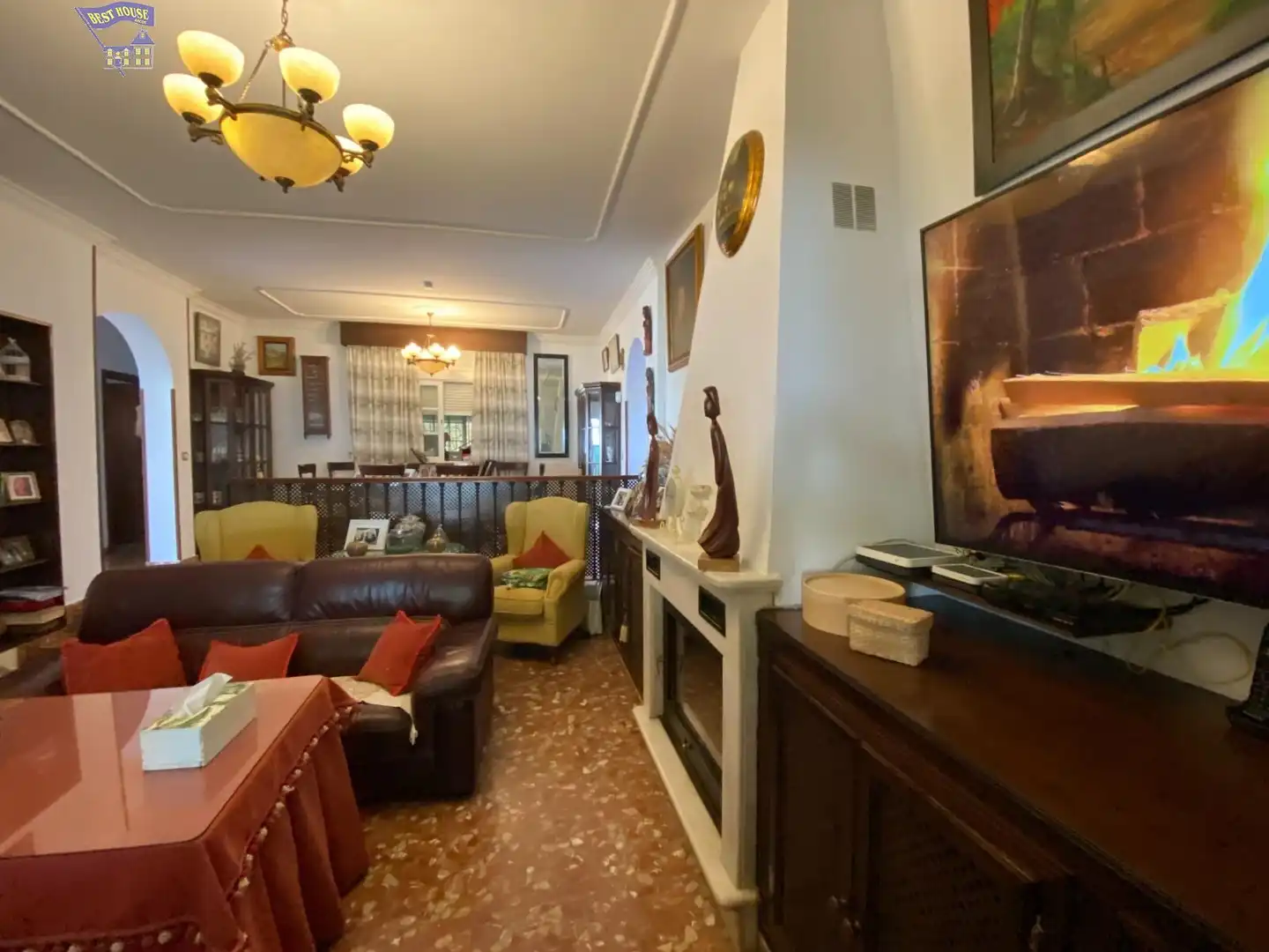 Sala d'estar de Casa o xalet en venda en Arcos de la Frontera