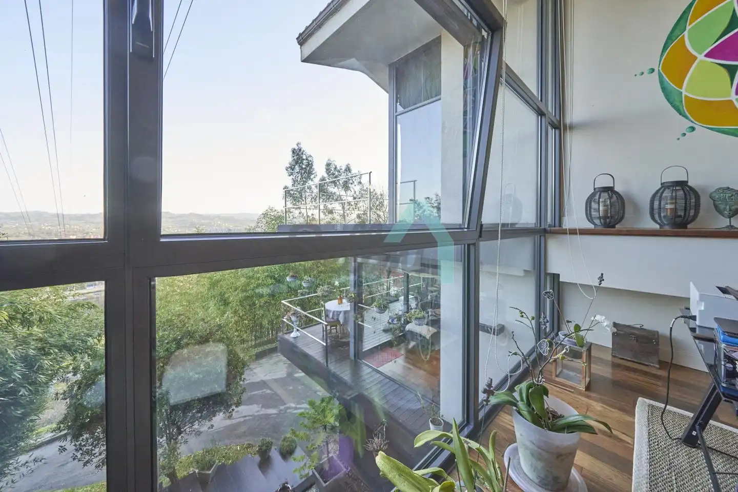Balcony of Houses for sale in Oviedo   with Air Conditioner, Heating and Private garden