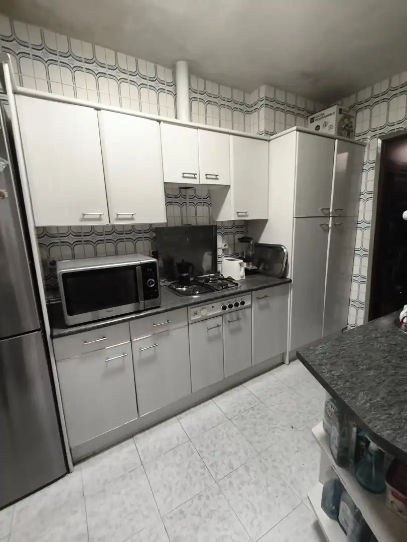 Kitchen of Flat for sale in Madrid  with Storage room and Balcony