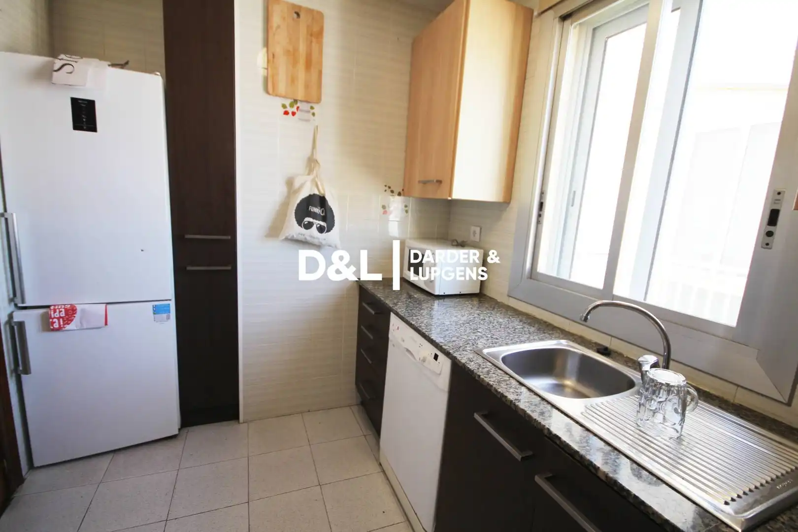 Kitchen of Flat for sale in Vilanova i la Geltrú  with Air Conditioner, Heating and Storage room