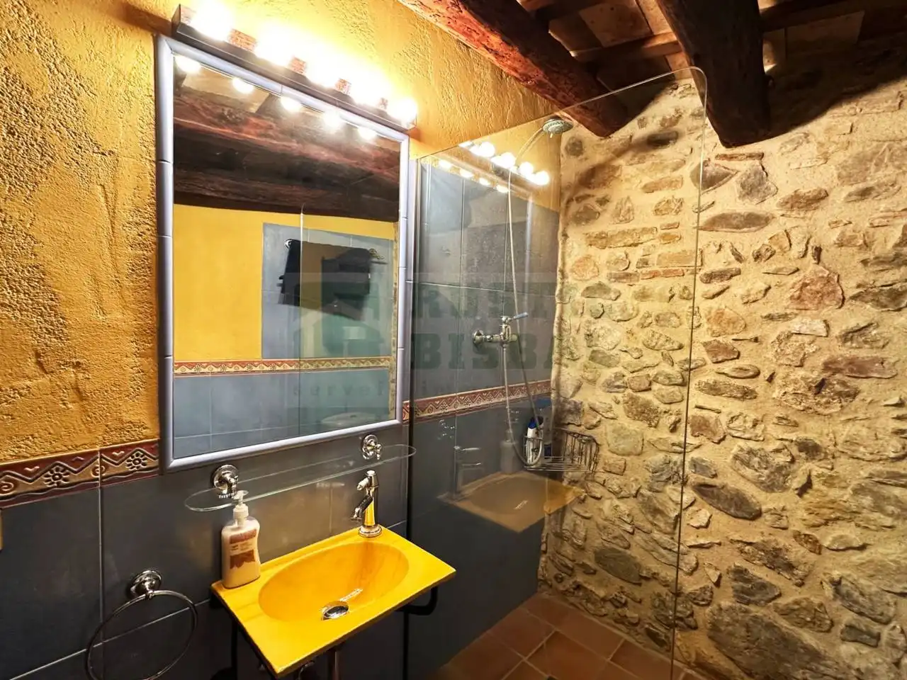 Bathroom of Country homes for rent in Cruïlles, Monells I Sant Sadurní de L'Heura  with Heating, Terrace and Furnished
