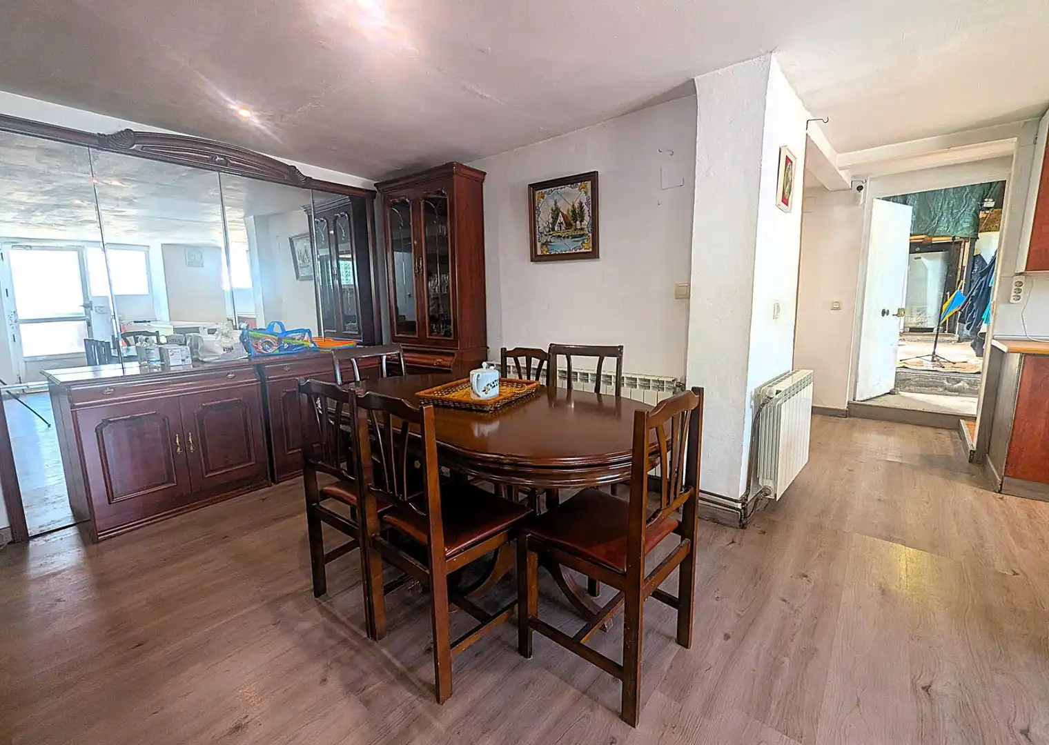 Dining room of Houses for sale in Rubiá  with Heating, Private garden and Storage room