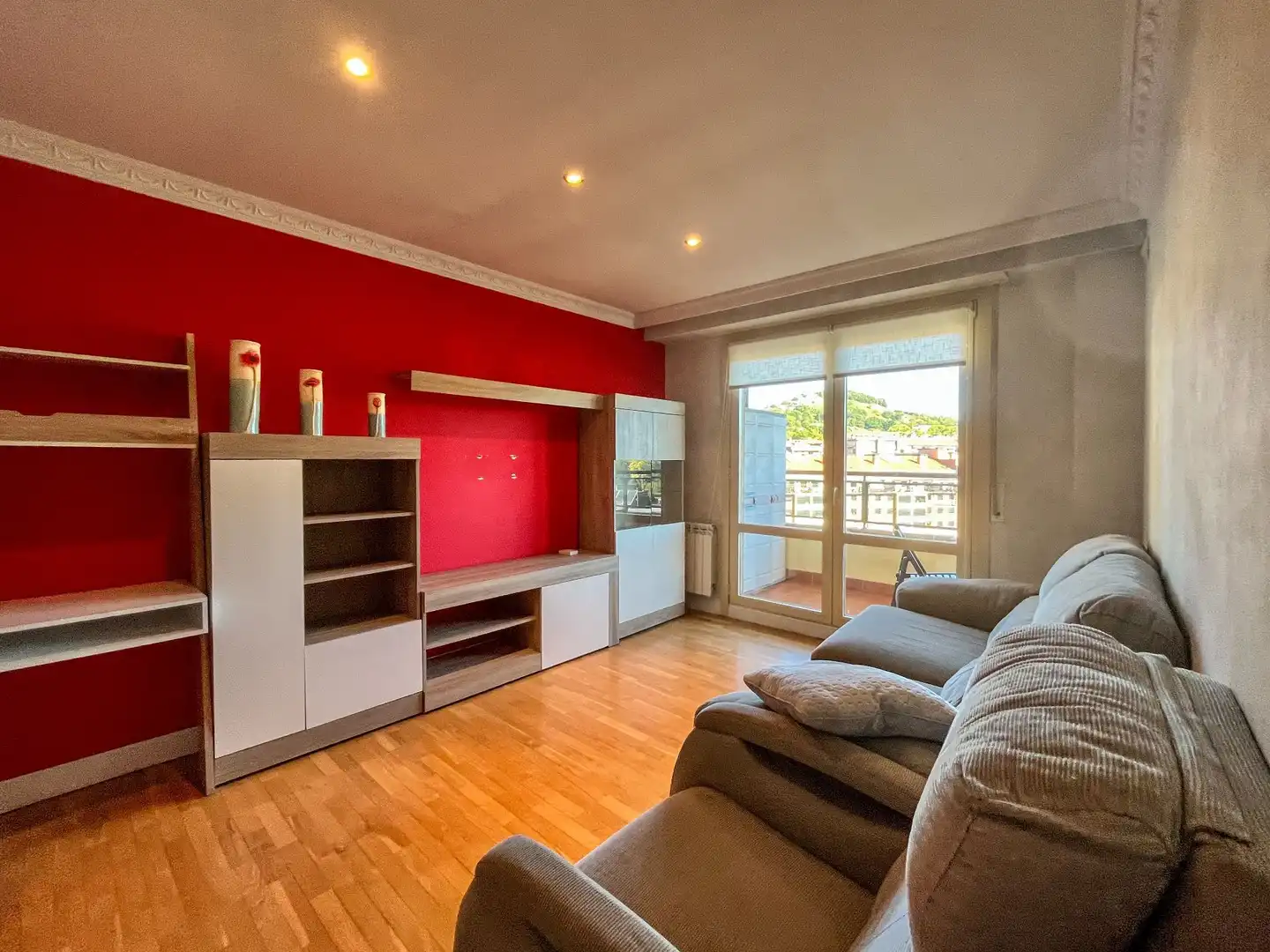 Wohnzimmer von Wohnung zur Miete in Urnieta mit Heizung, Terrasse und Möbliert