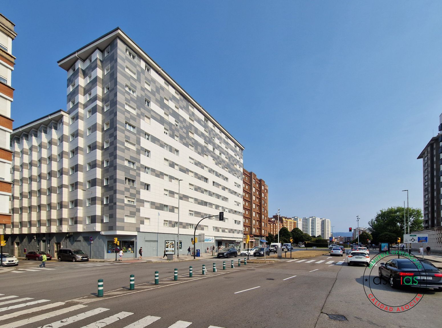 Exterior view of Flat for sale in Gijón   with Heating