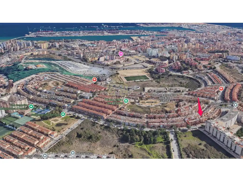 Vista exterior de Casa adosada en venda en Algeciras