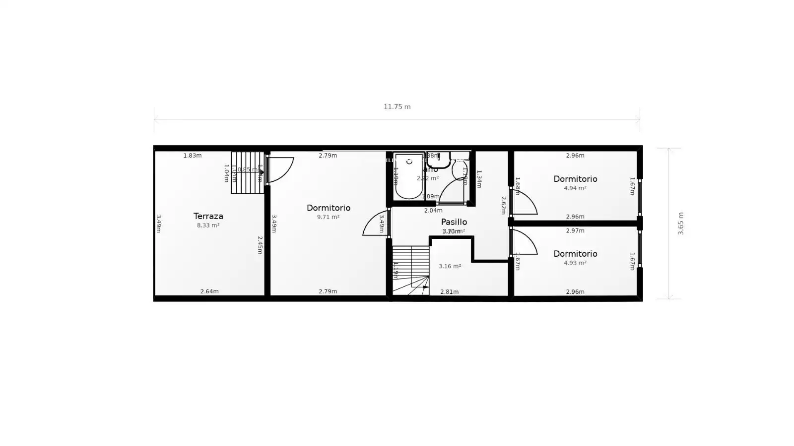 Casa adosada en venta en San Fernando con Balcón y Alarma