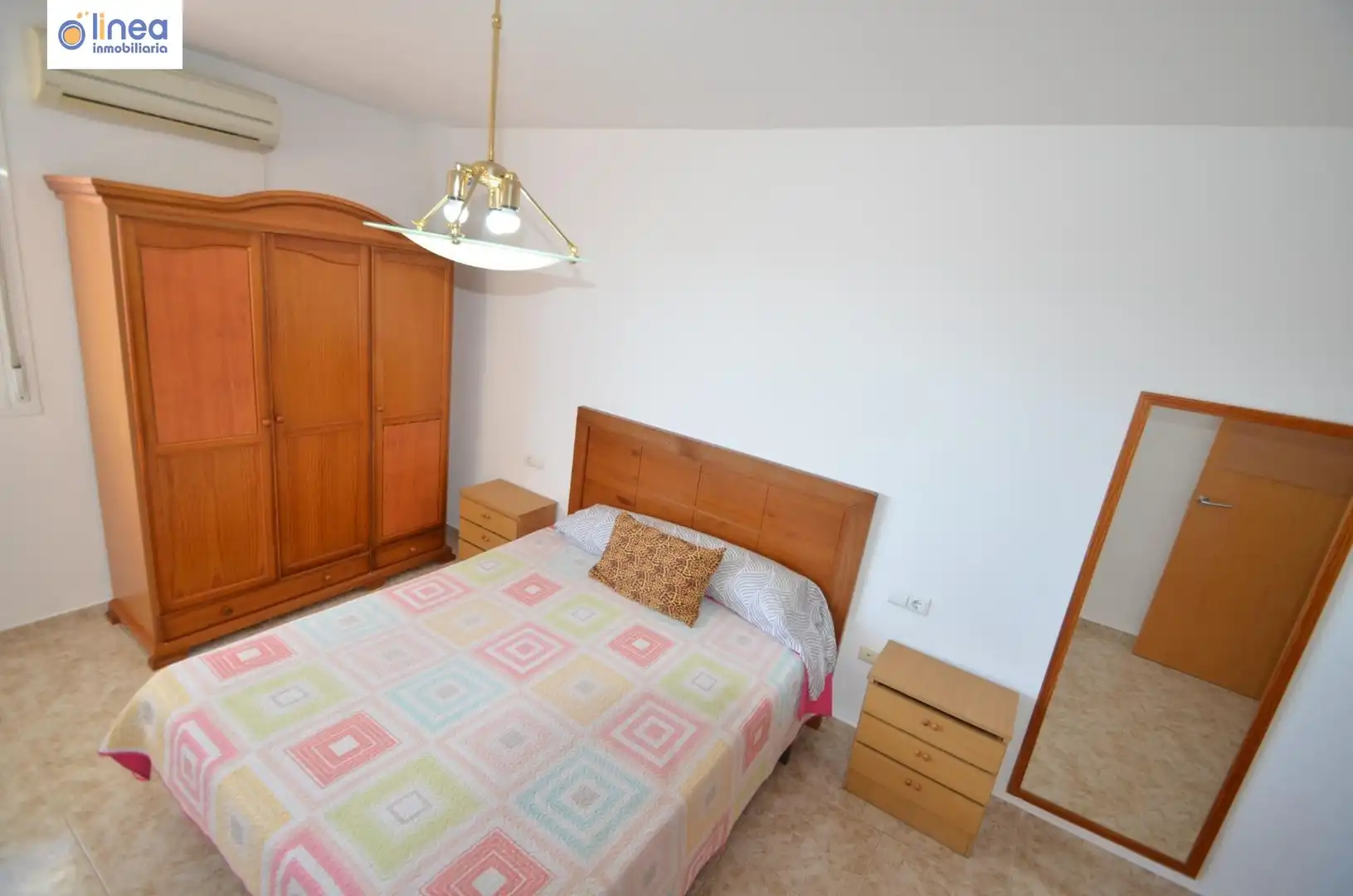 Bedroom of Flat for rent in Roquetas de Mar  with Air Conditioner, Terrace and Storage room