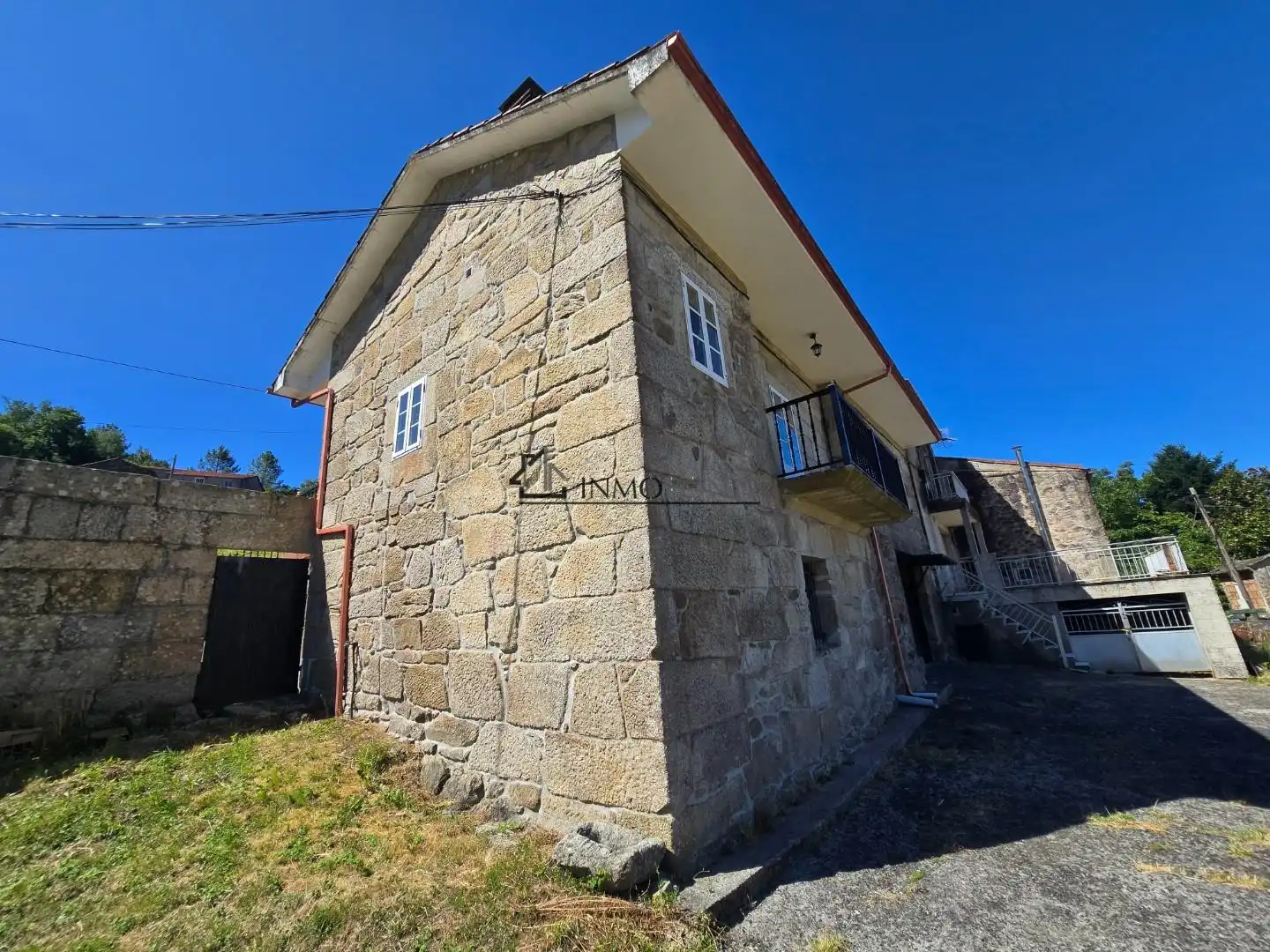 Vista exterior de Casa o chalet en venta en Campo Lameiro con Jardín privado, Terraza y Balcón