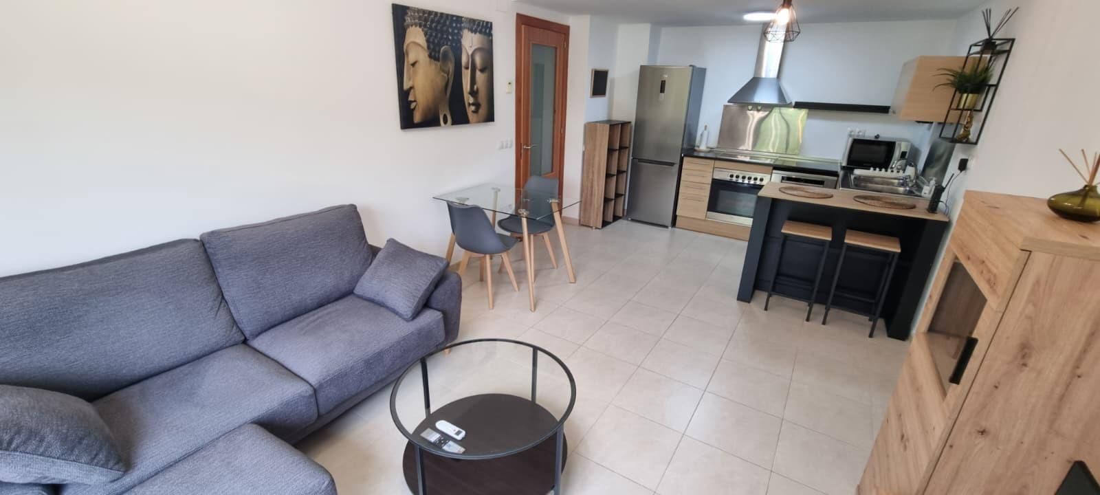 Living room of Flat to rent in Sallent  with Air Conditioner, Heating and Balcony