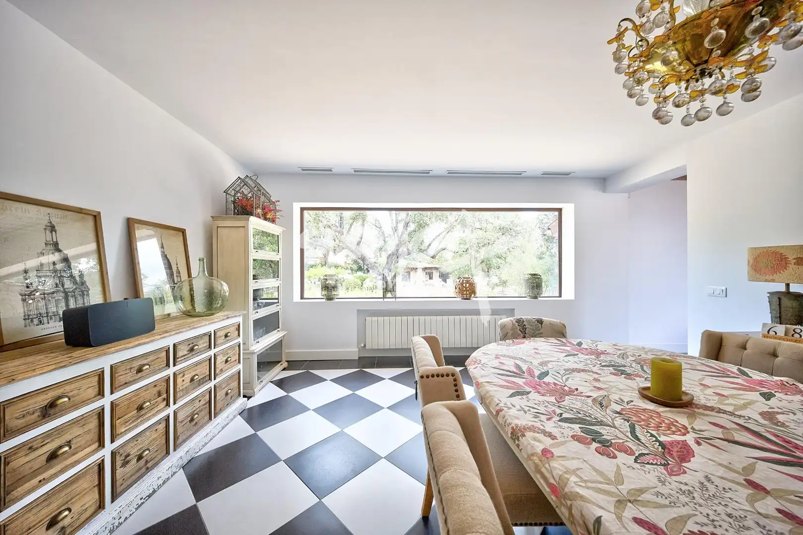 Dining room of Houses for rent in Villanueva de la Cañada  with Air Conditioner, Heating and Private garden