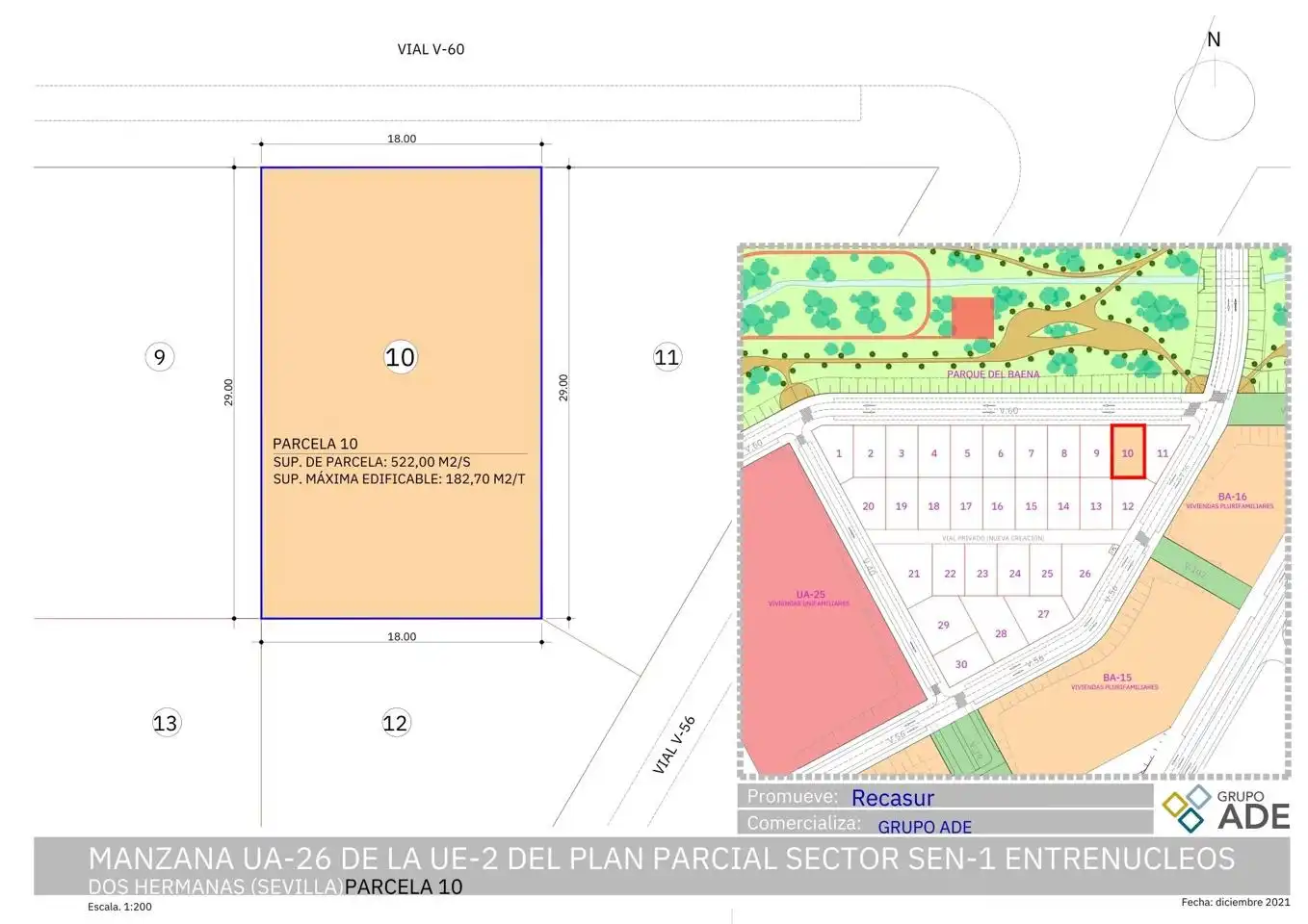 Residencial en venta en Dos Hermanas