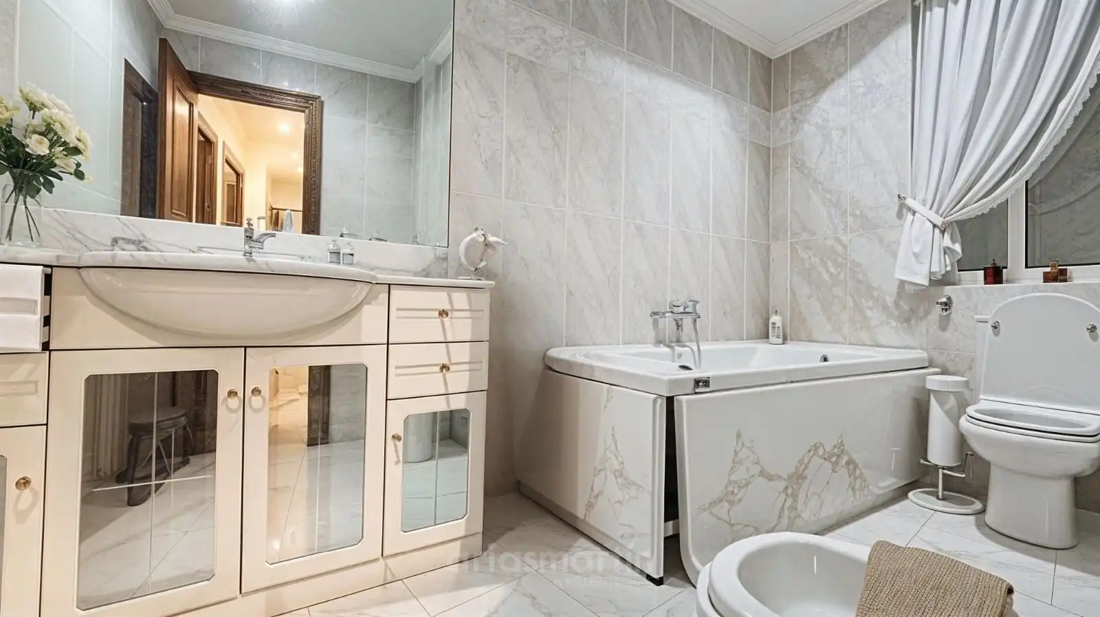 Baño de Piso de alquiler en Salamanca con Aire acondicionado, Calefacción y Terraza