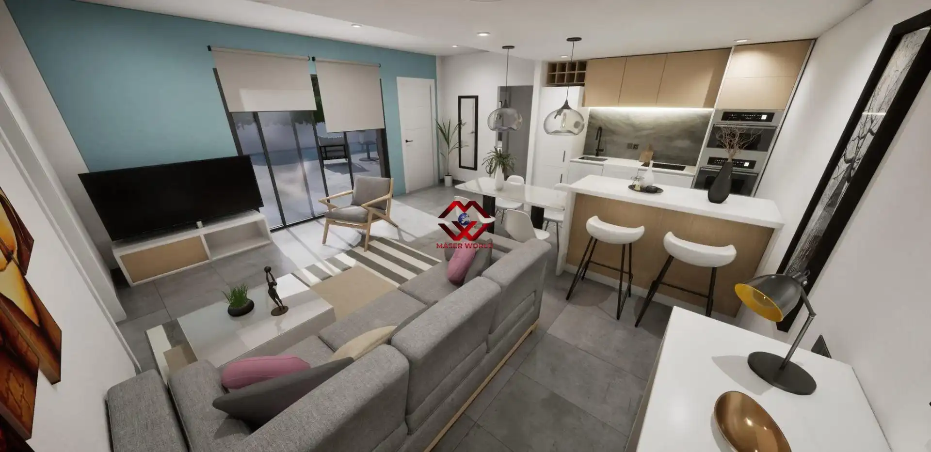 Living room of Duplexes for sale in Torre-Pacheco  with Private garden, Terrace and Swimming Pool