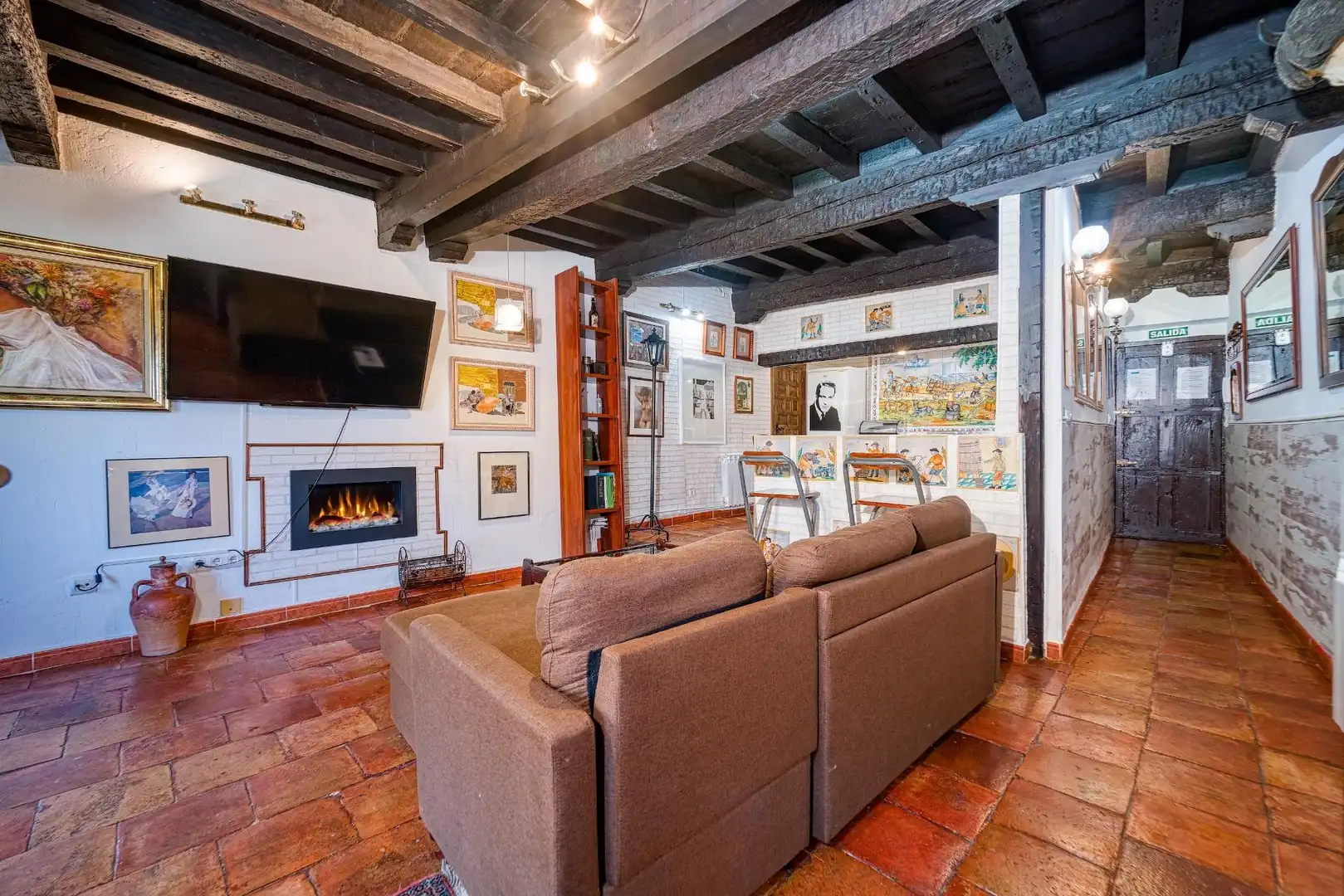 Wohnzimmer von Wohnungen zum Verkauf in Cuenca mit Heizung, Abstellraum und Möbliert