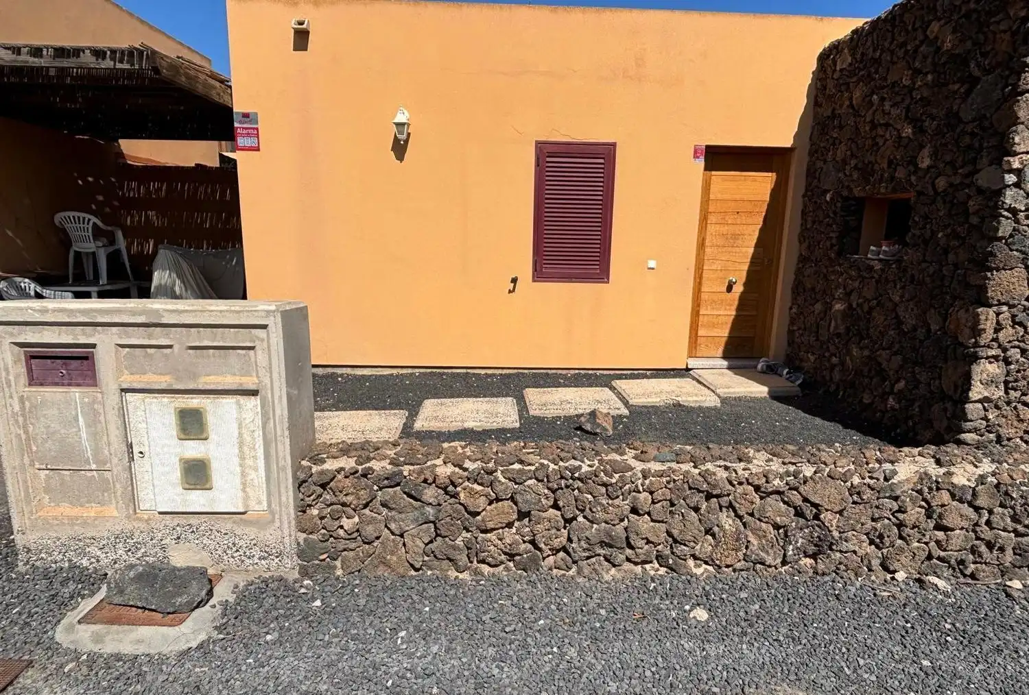 Vista exterior de Casa o chalet en venta en La Oliva con Terraza