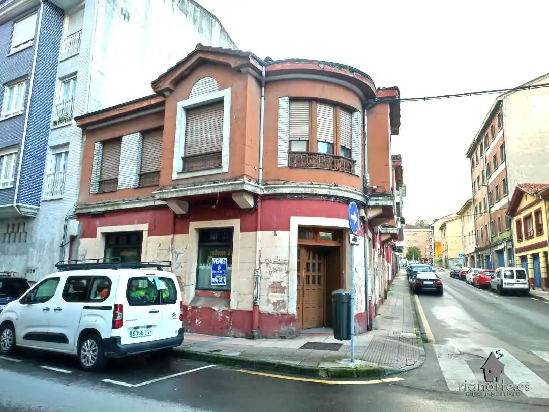 Exterior view of Houses for sale in Langreo  with Terrace and Storage room