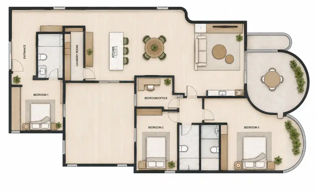 Apartments for rent in  Palma de Mallorca  with Air Conditioner, Heating and Parquet flooring