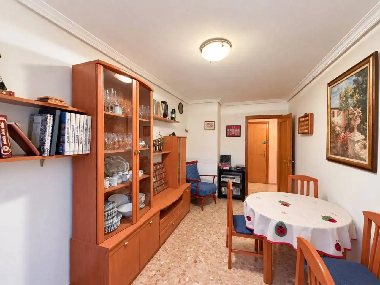 Sala d'estar de Pis en venda en Burriana / Borriana amb Aire condicionat, Terrassa i Moblat