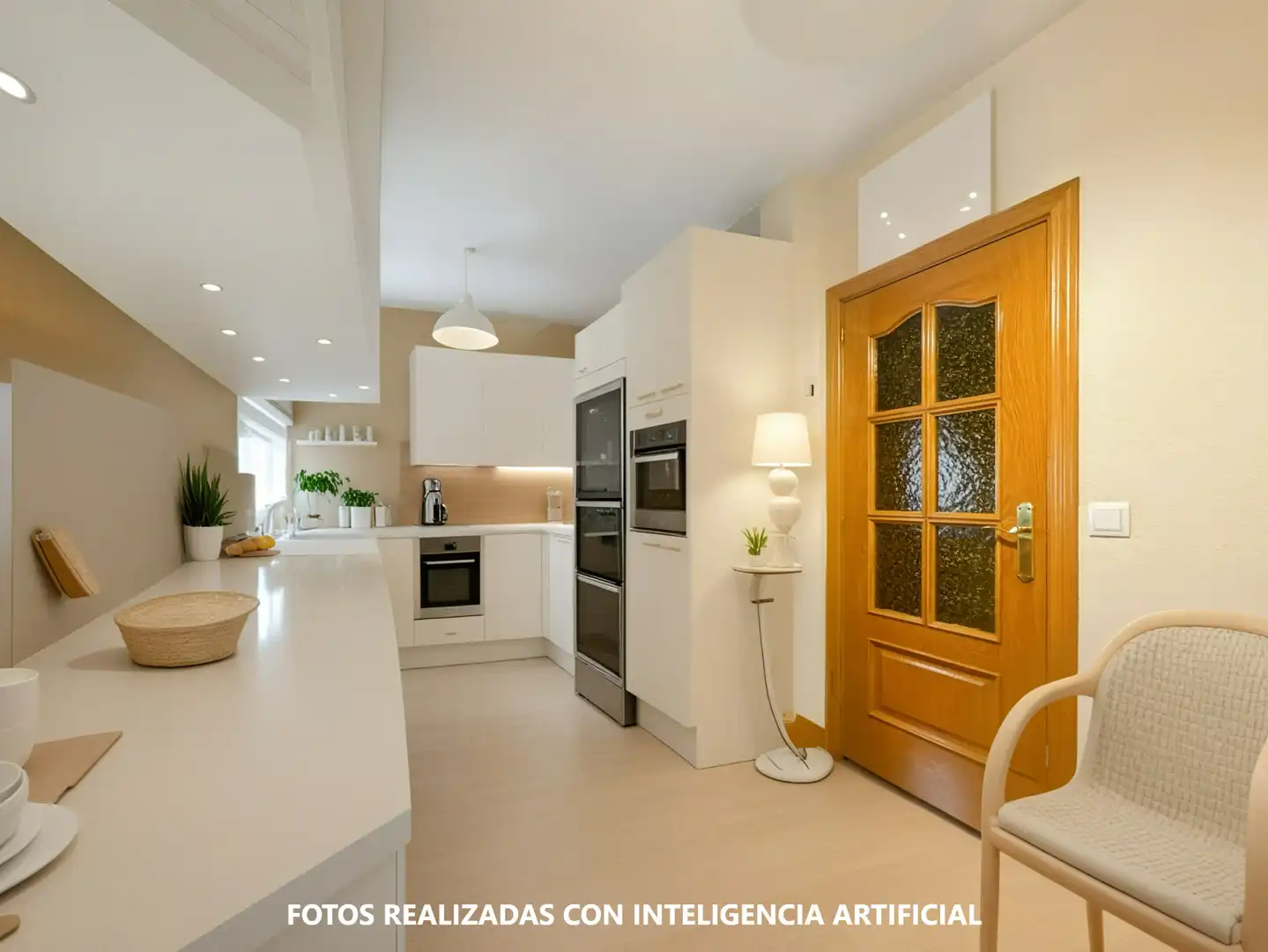 Küche von Wohnung zum Verkauf in  Madrid Capital mit Heizung, Parkett und Balkon