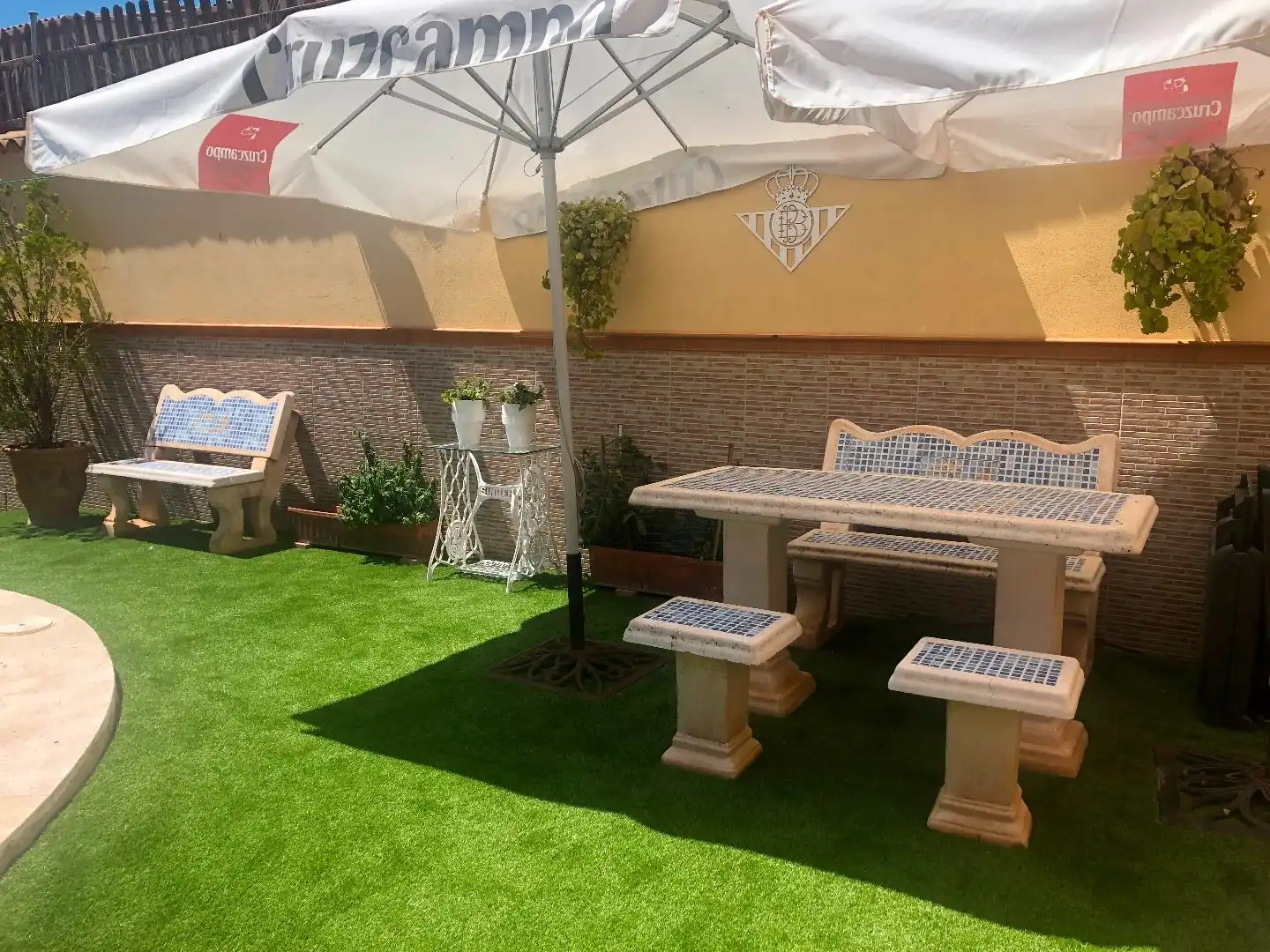 Terrace of Houses for sale in Alcázar de San Juan  with Air Conditioner, Heating and Private garden
